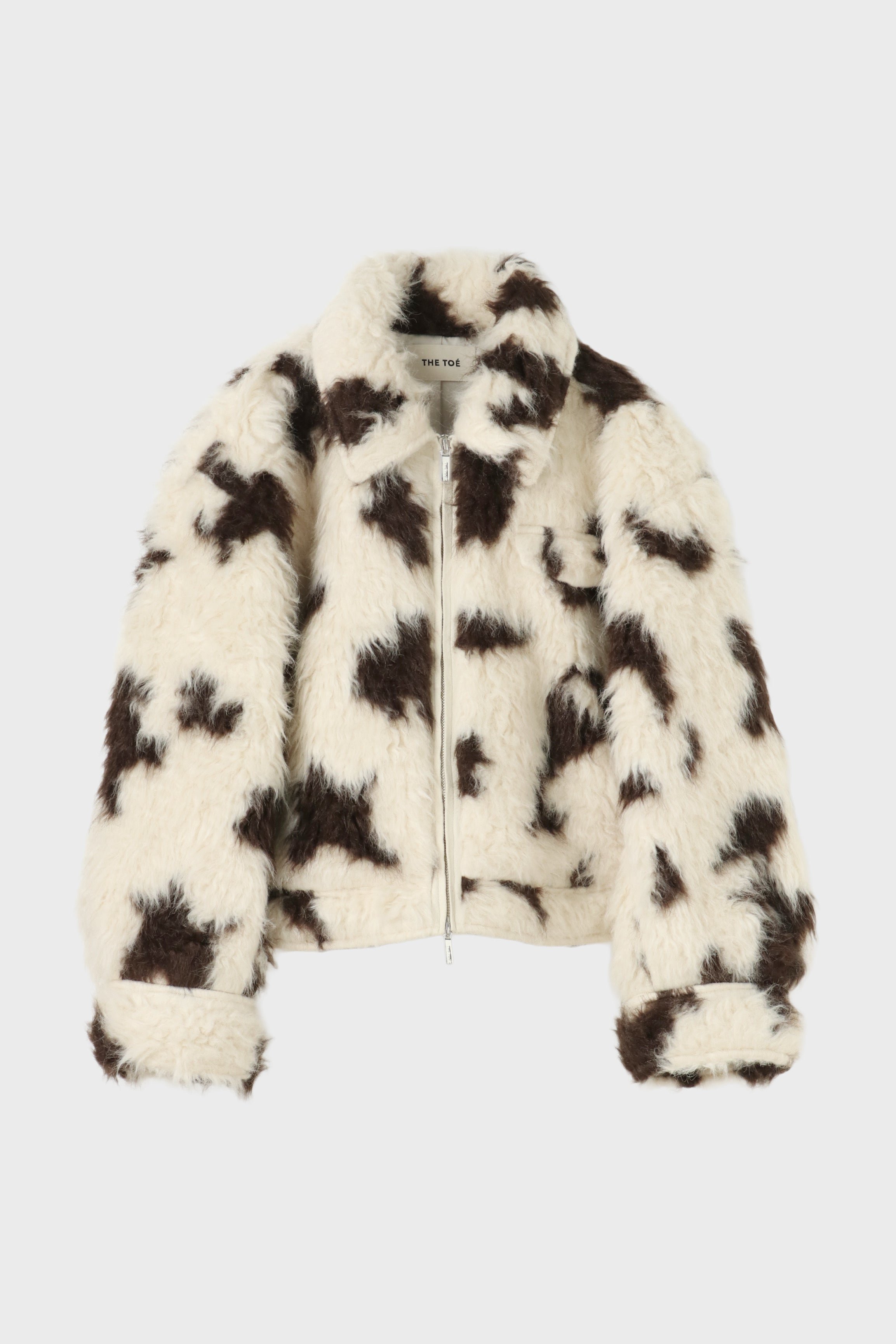 Breite Shaggy Jacket