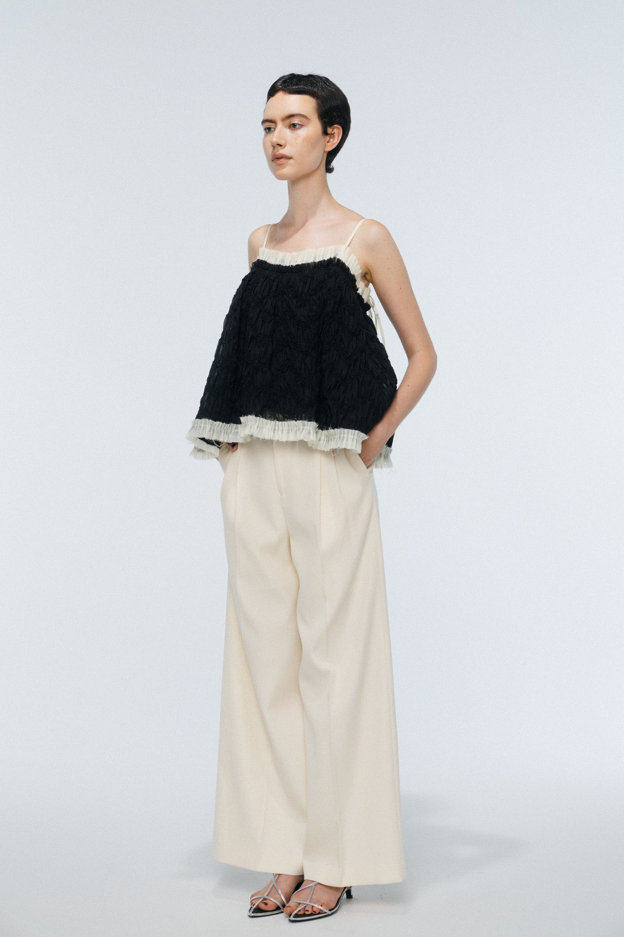 Spaarne Shirring Top