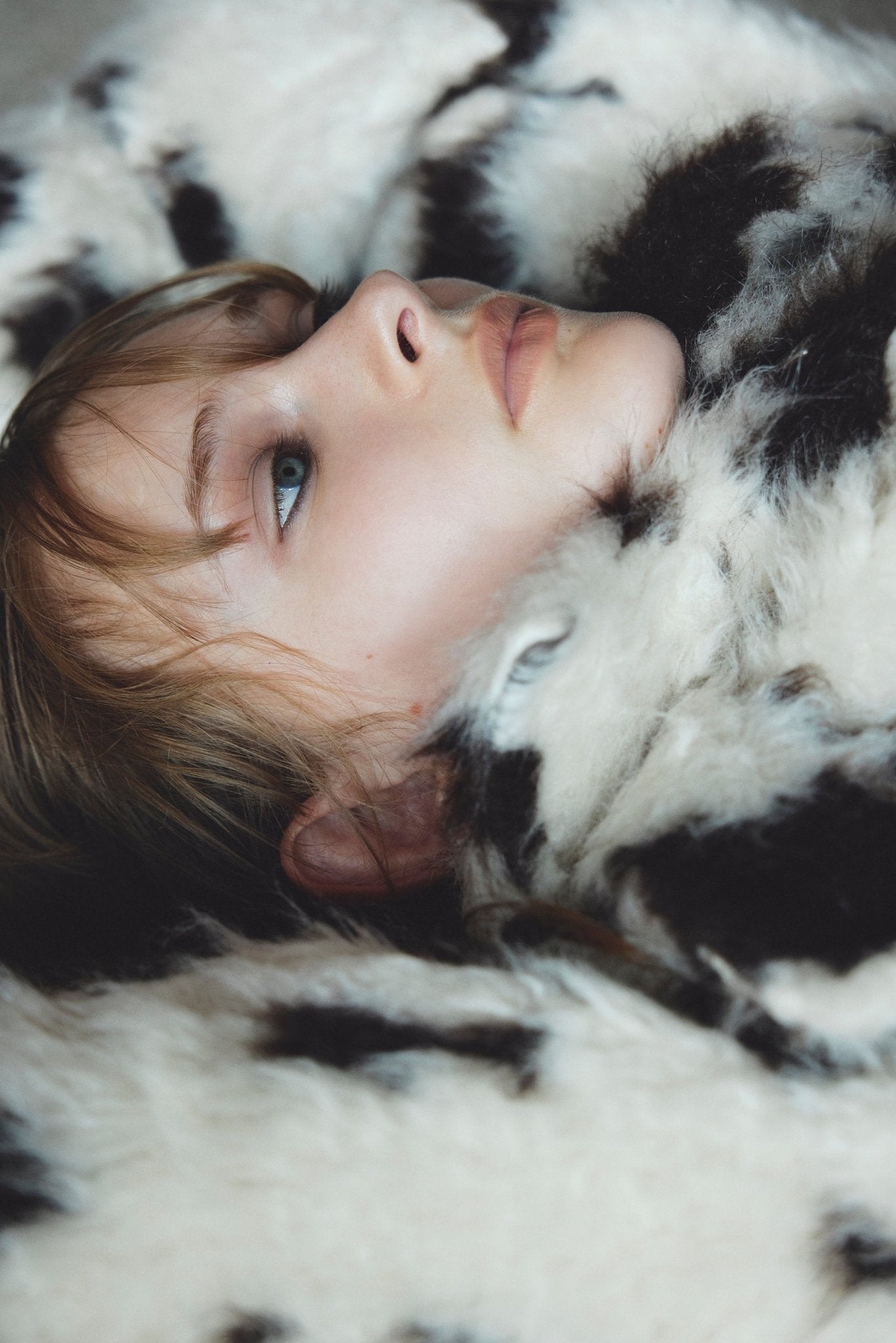 Breite Shaggy Jacket