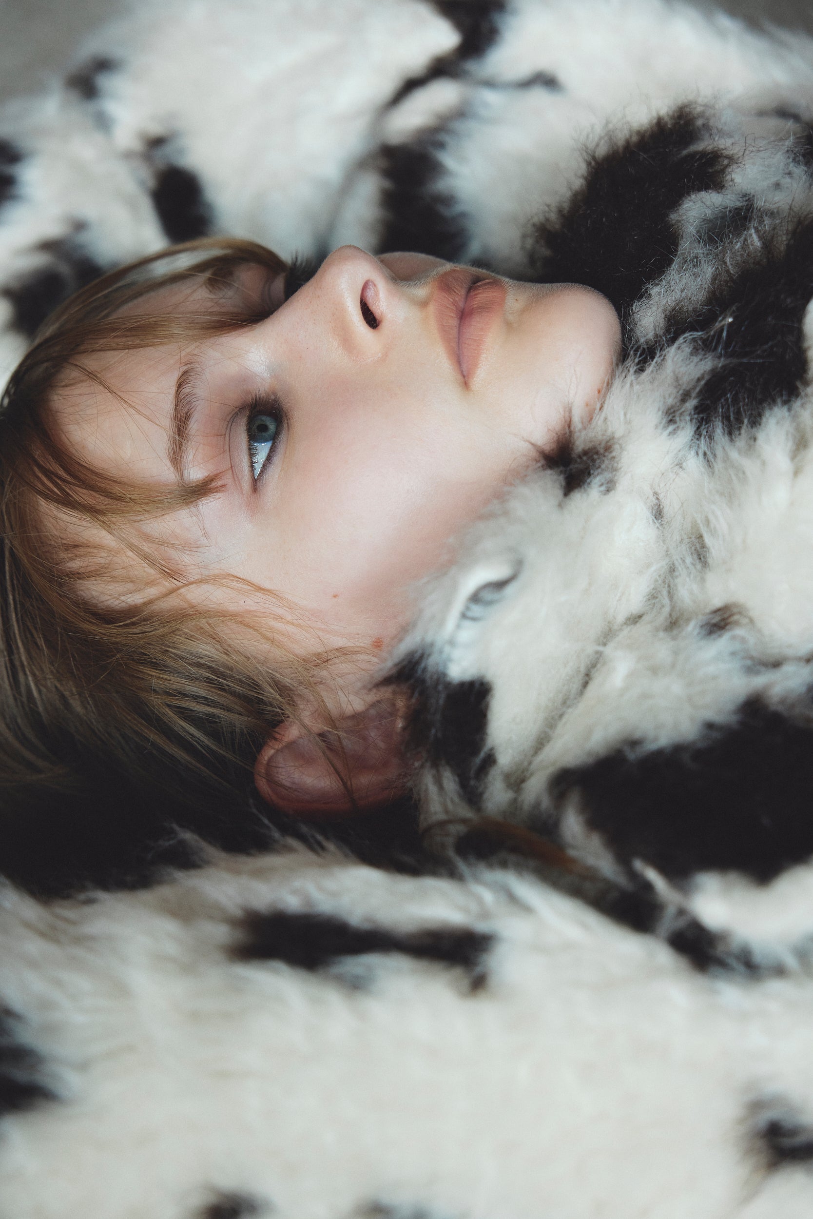 Breite Shaggy Jacket