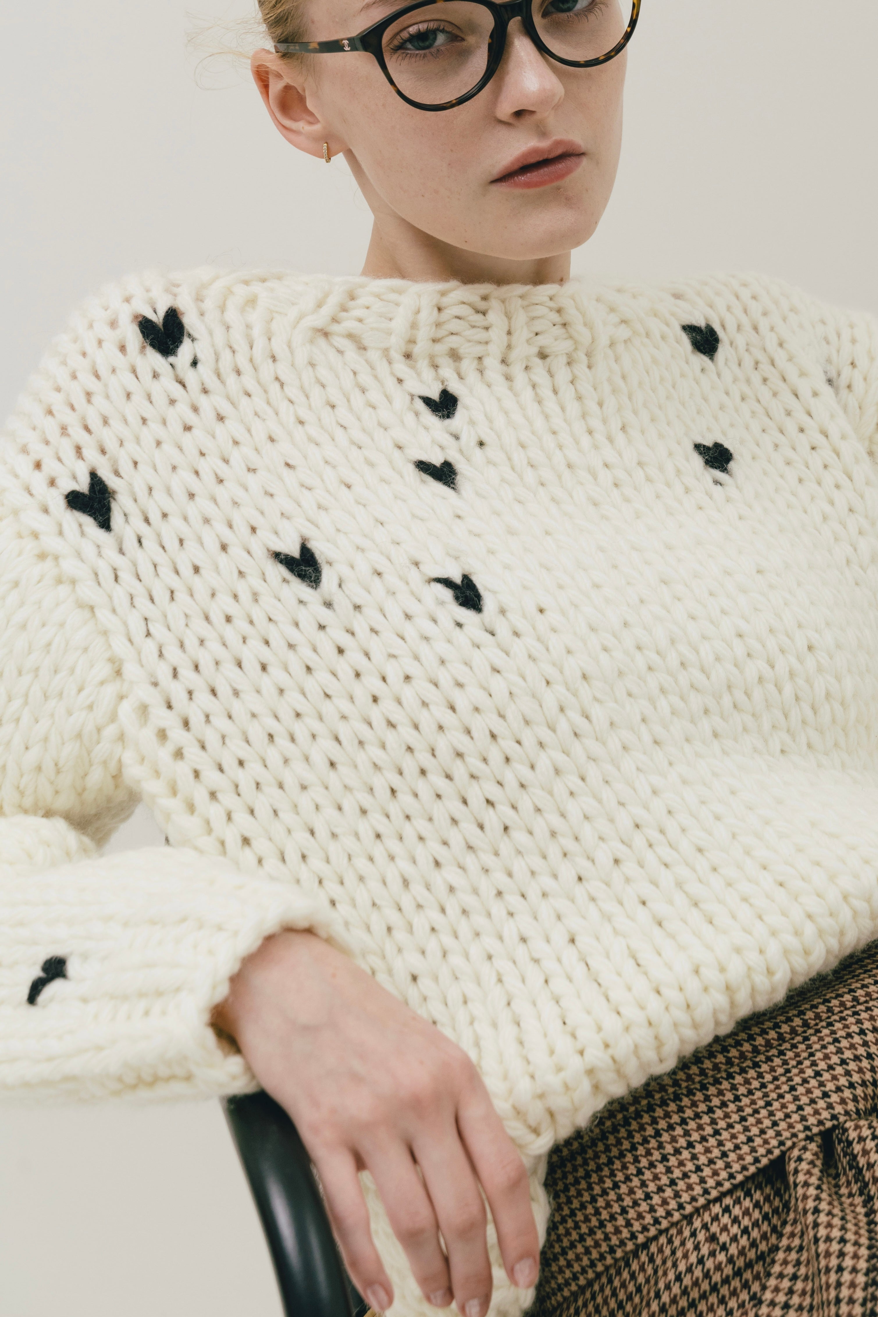 Notting-Hill heart knit