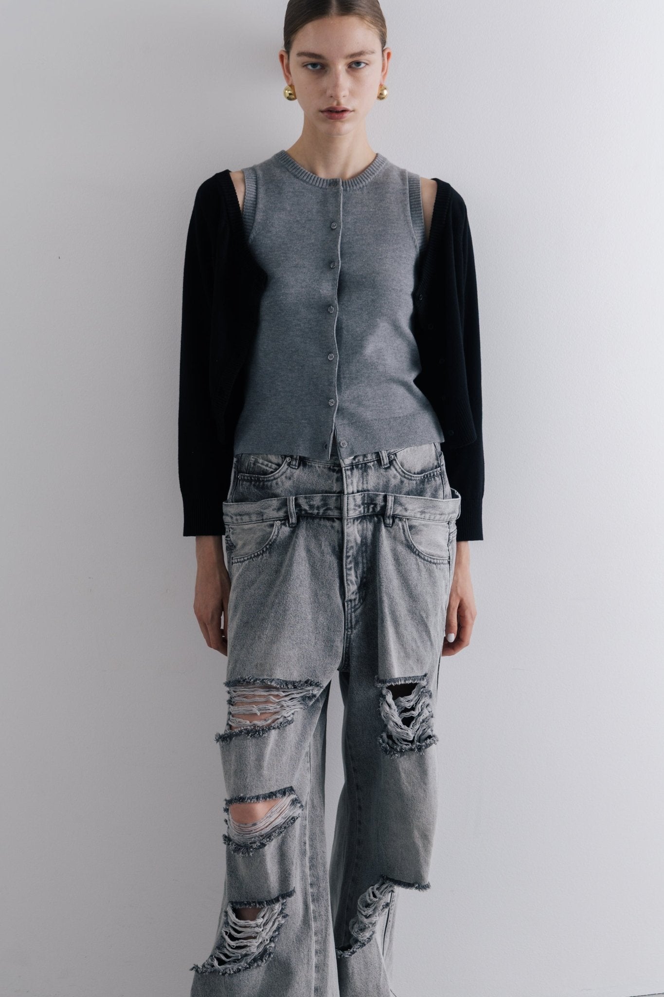 Celle layered Cardigan