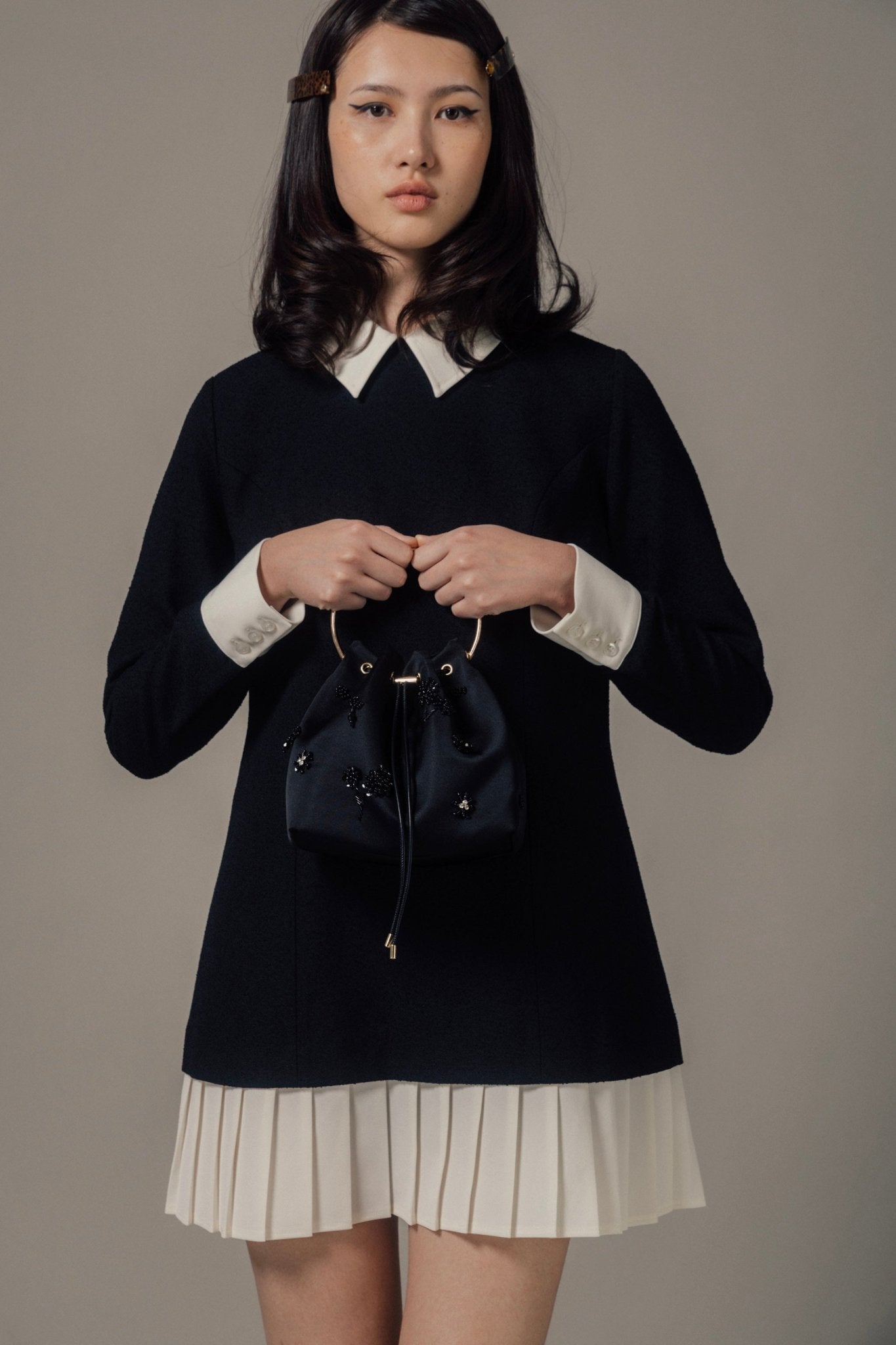 Leopold Long-Sleeve Tweed Dress – THE TOÉ