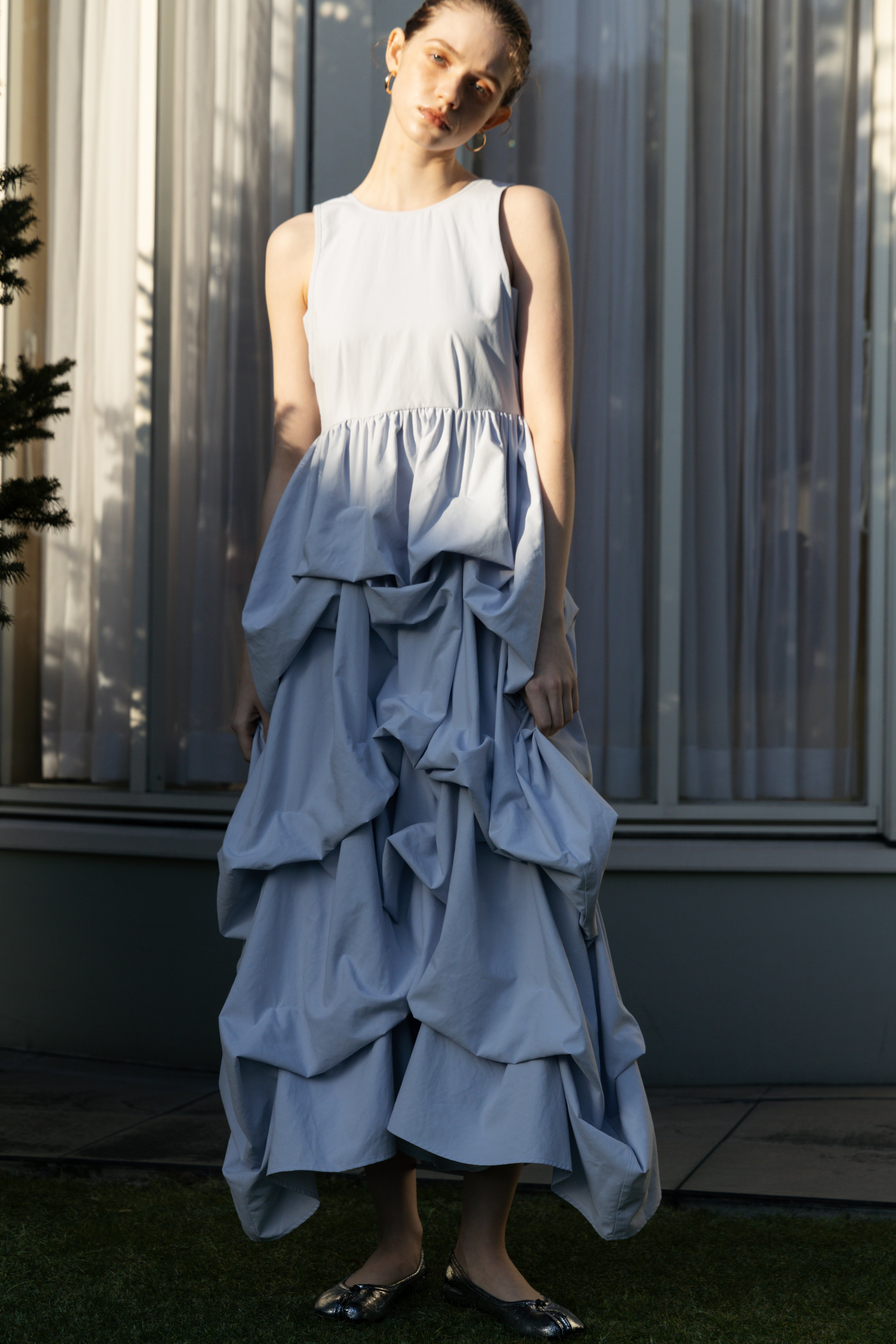 THE TOE Myrtos Frill Onepiece ホワイト S Myrtos Frill Onepiece – THE TOÉ