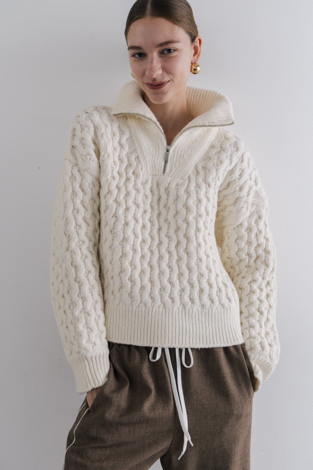Schilder Zip Knit