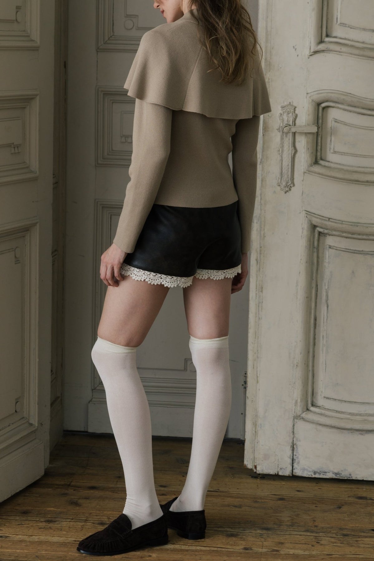 Uurainen Leather Short Pants