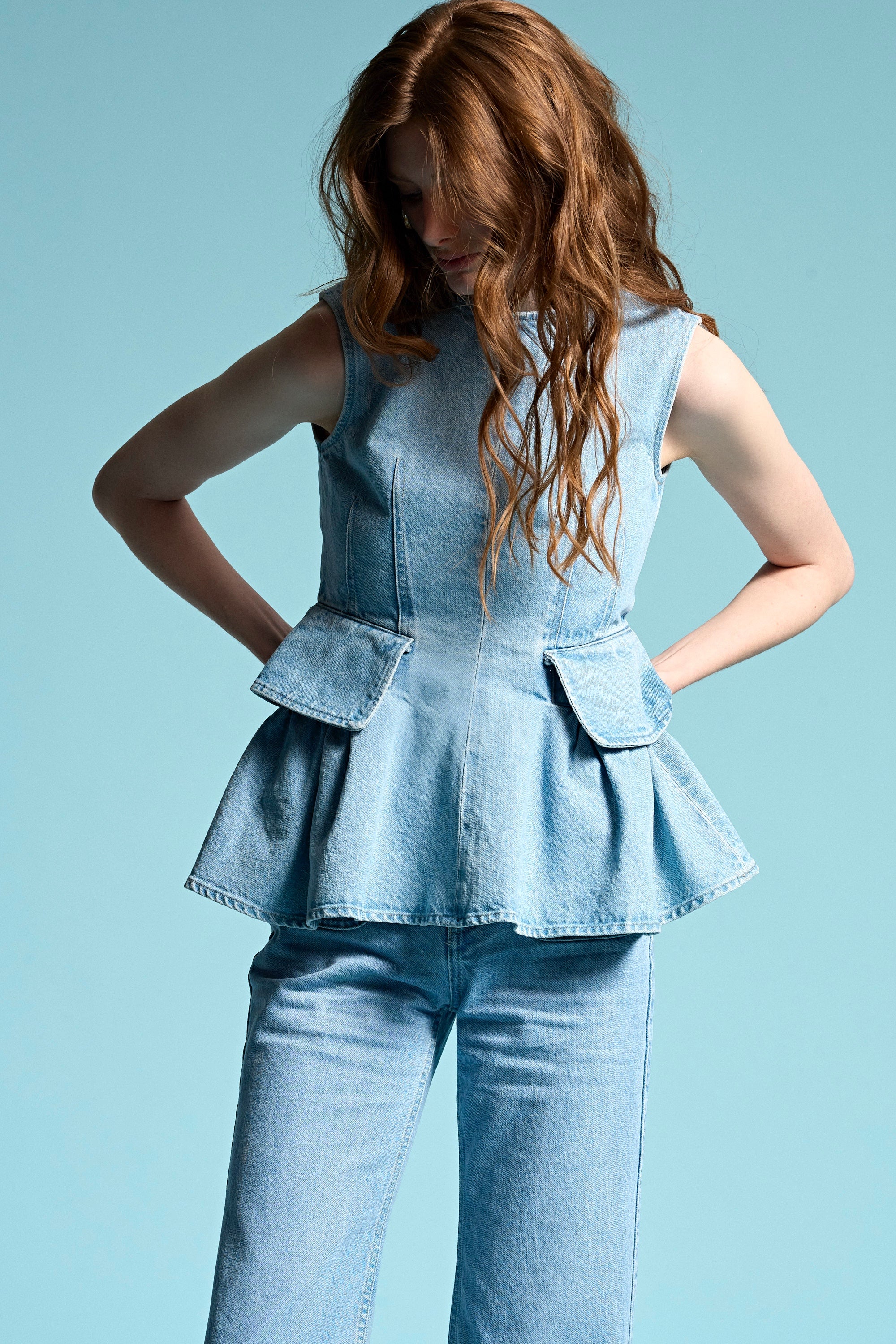 Pericles Peplum Top
