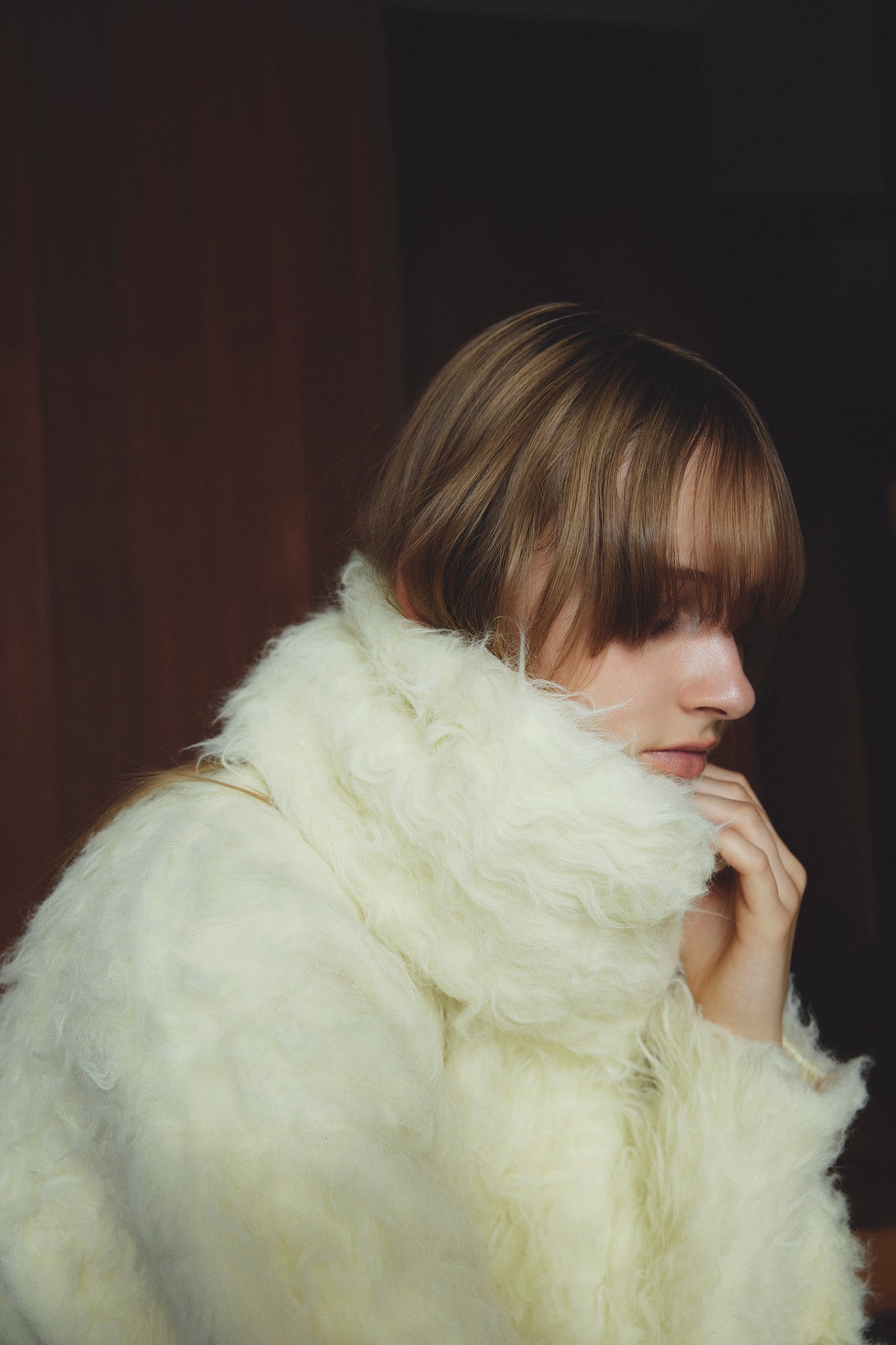 Eltz Shaggy Vneck Knit