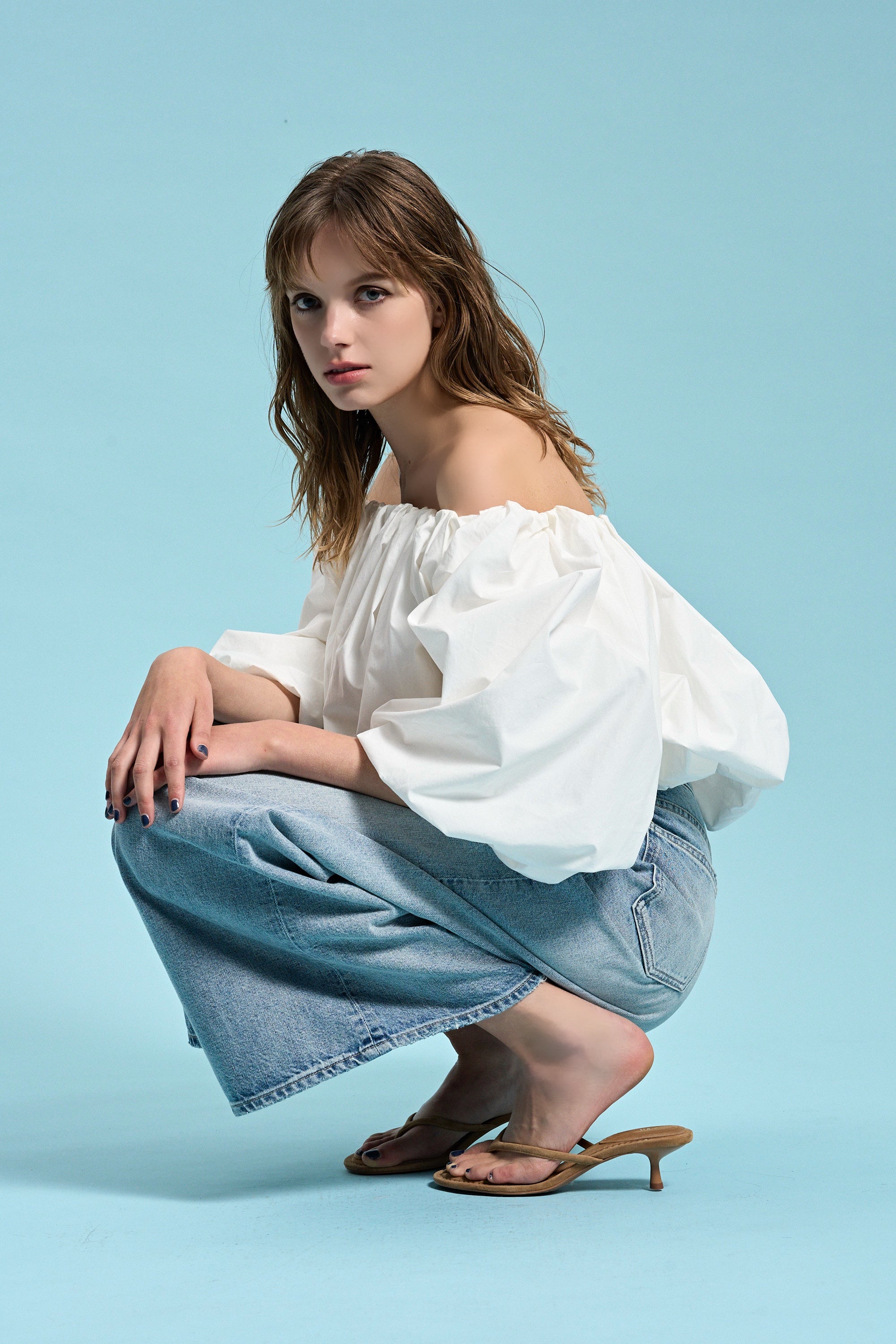Epidavrou Puff Sleeve Blouse
