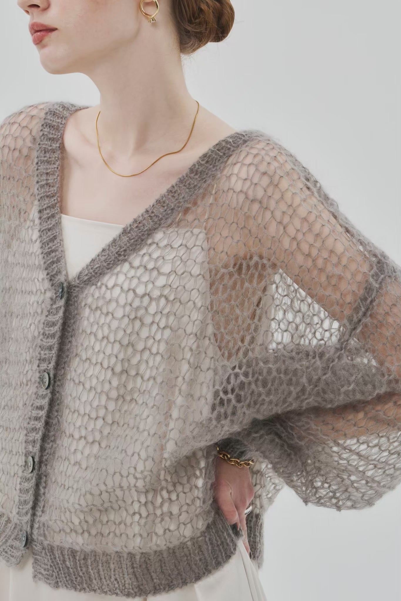 Parasol Kid Mohair Cardigan