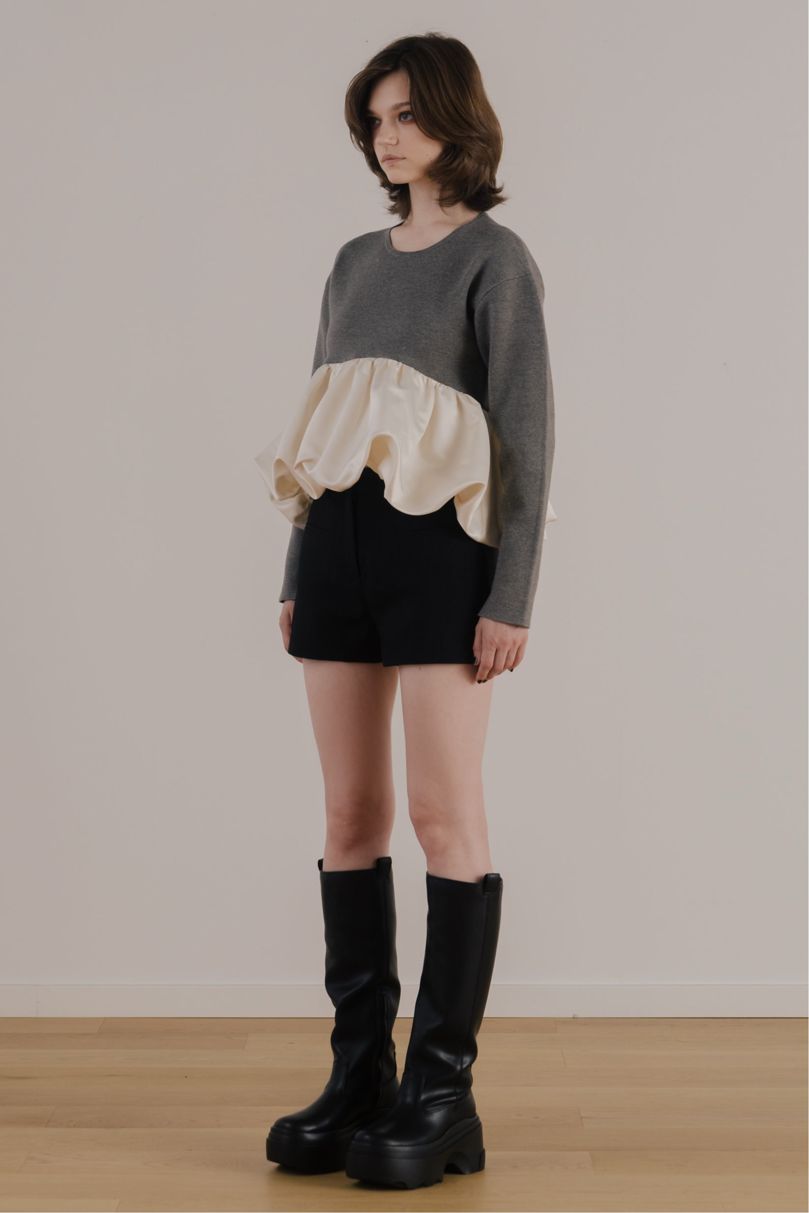 Aachen Balloon Peplum – THE TOÉ Aachen Balloon Peplum – THE TOÉ