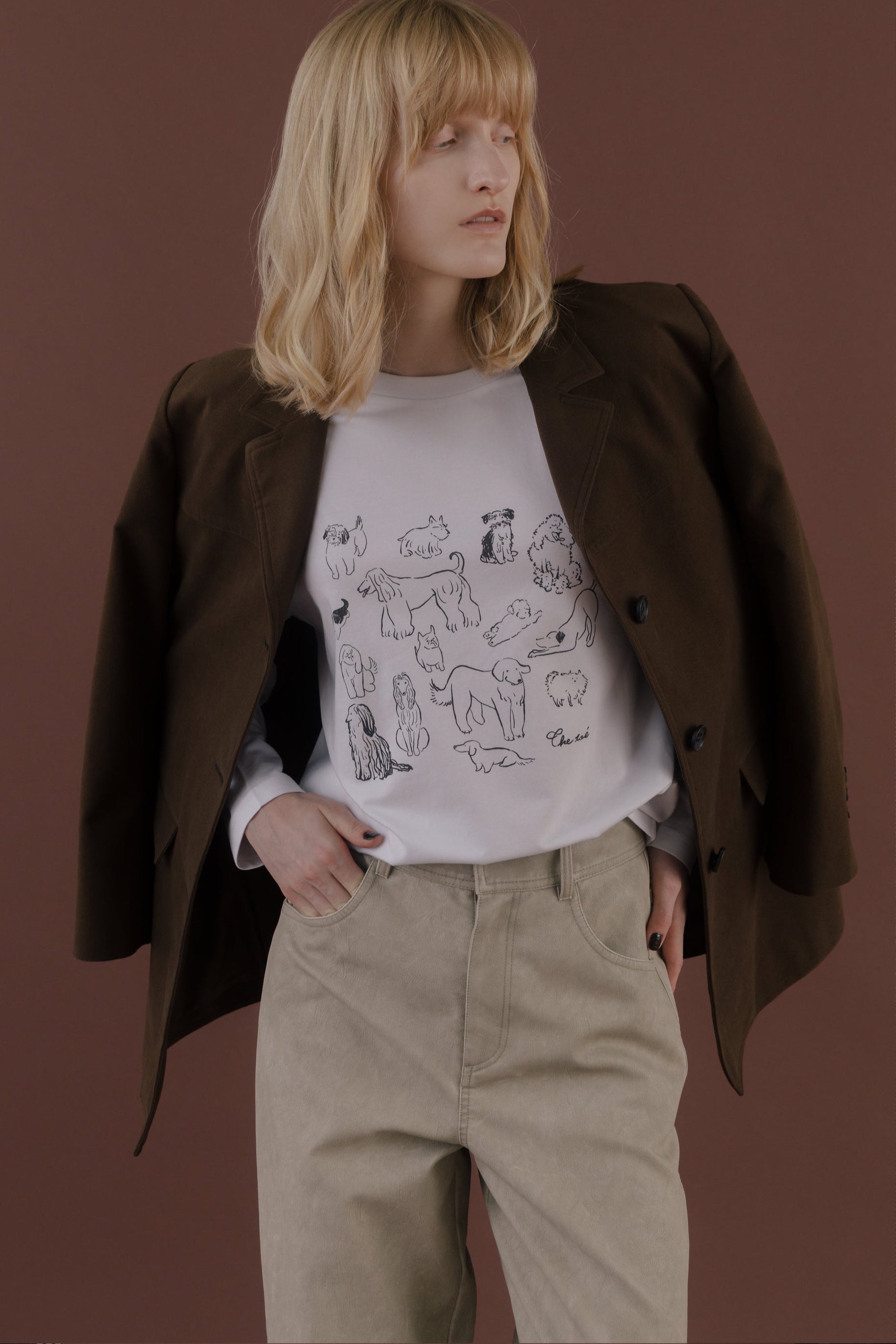 Loriot Dog Long Tee