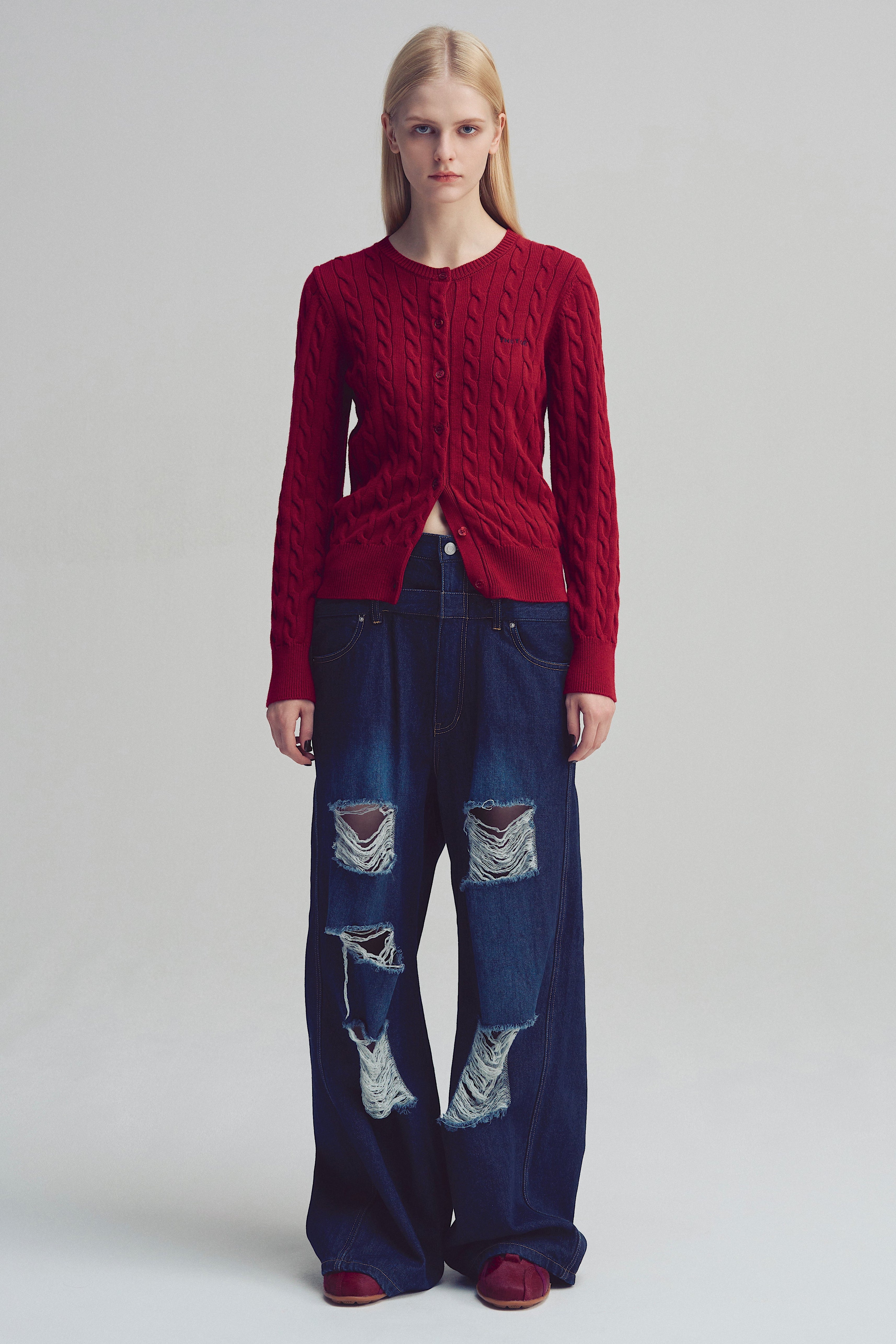 Lexington Double Belt Denim Pants
