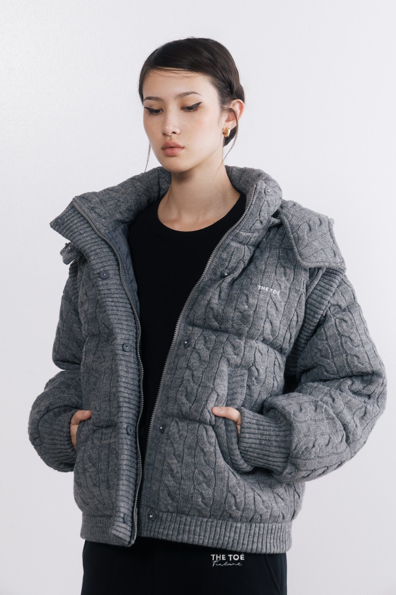 ジャケット・アウター thetoe shard Knit down Shard Knit Down – THE TOÉ