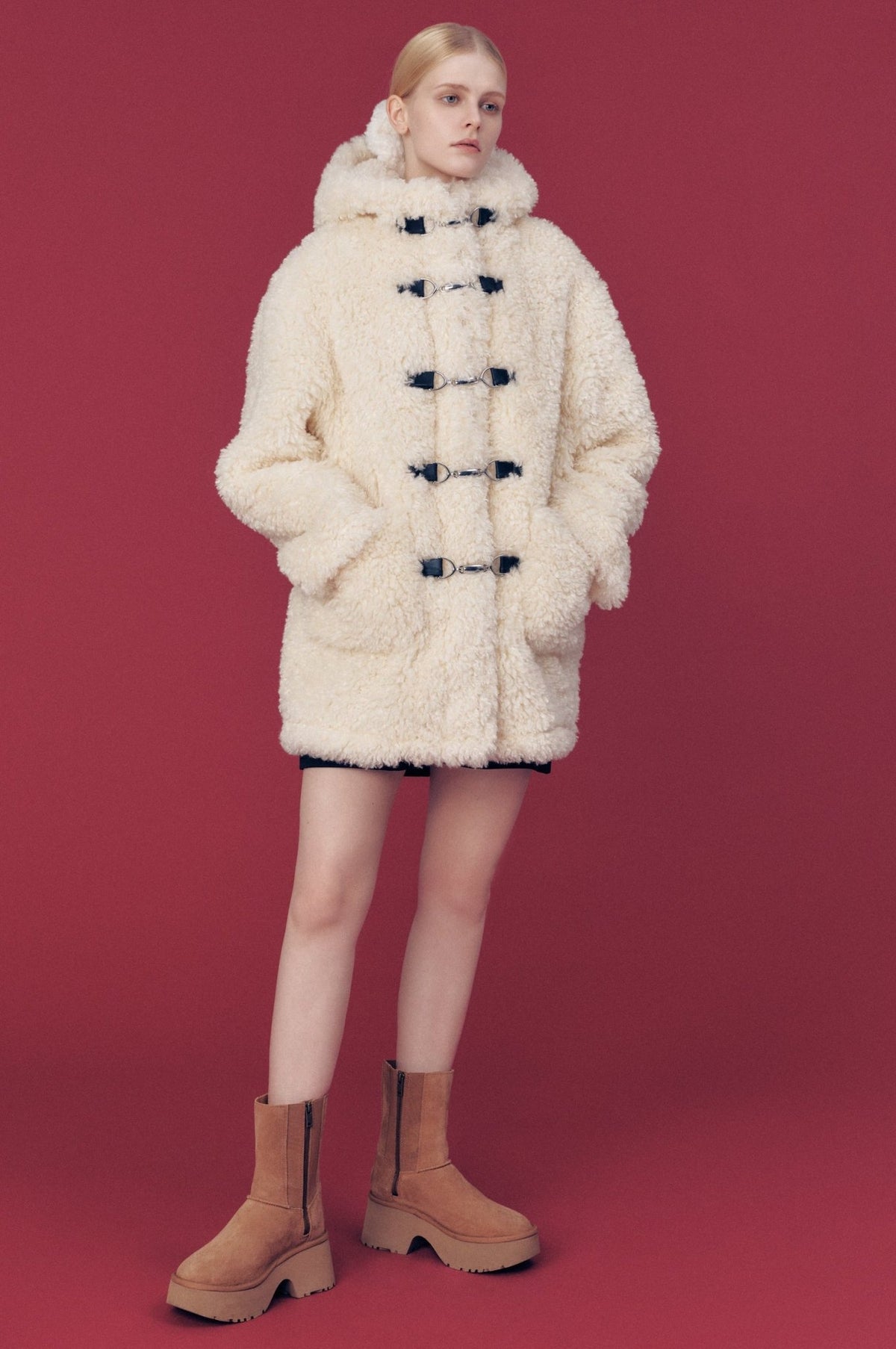 Trafalgar Boa Coat