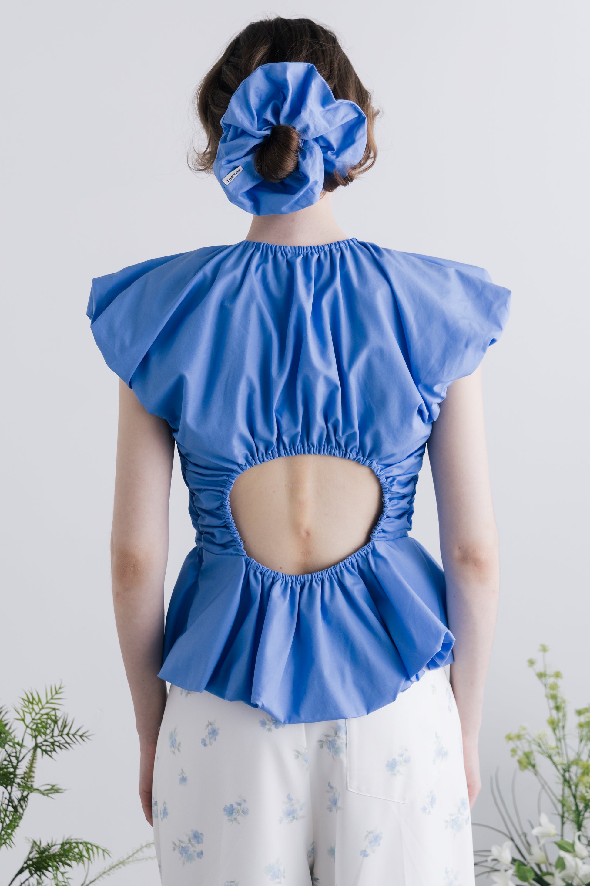 Naxos Poplin Scrunchie
