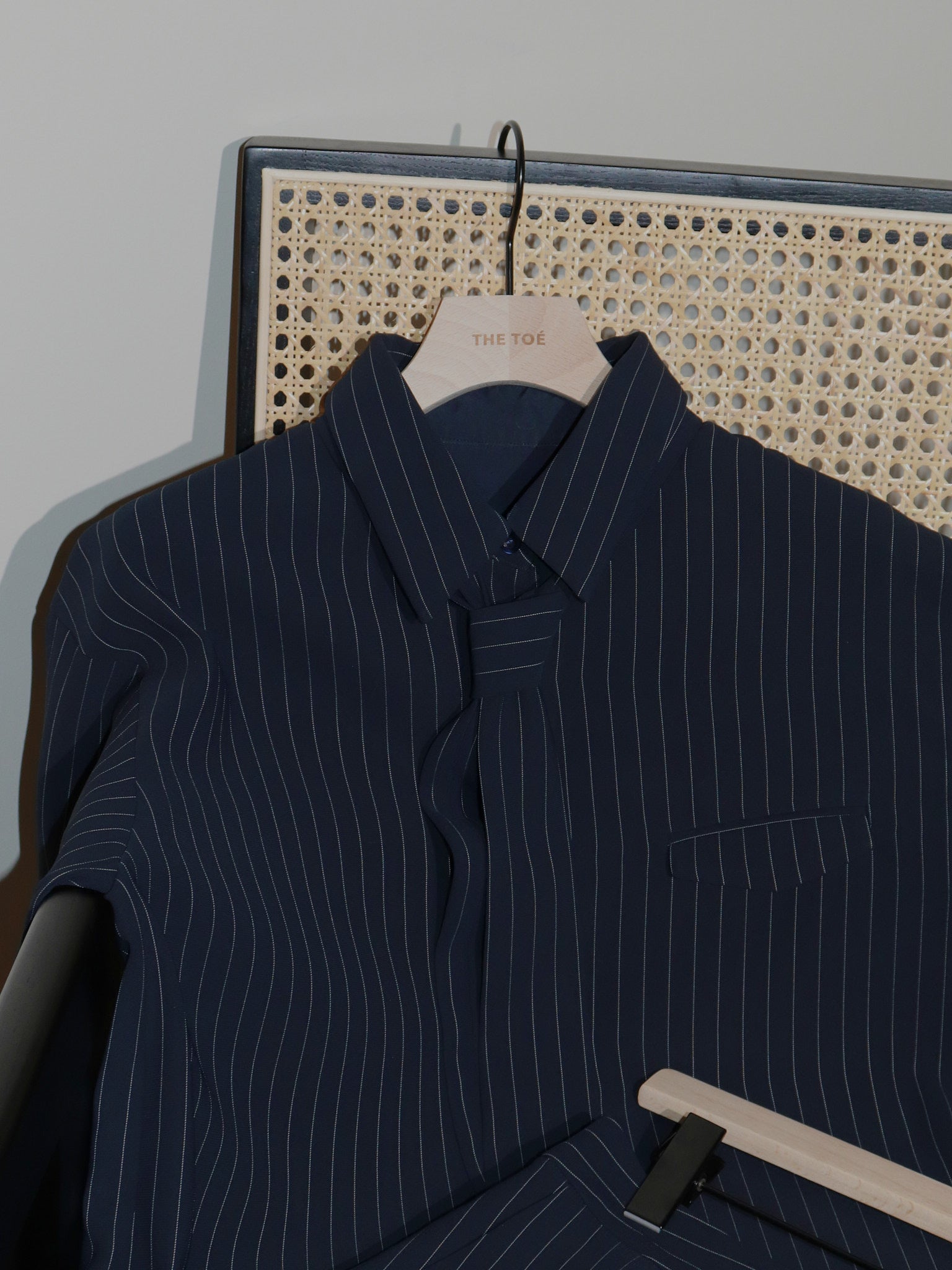 (2WAY) Hudson stripe tie shirts