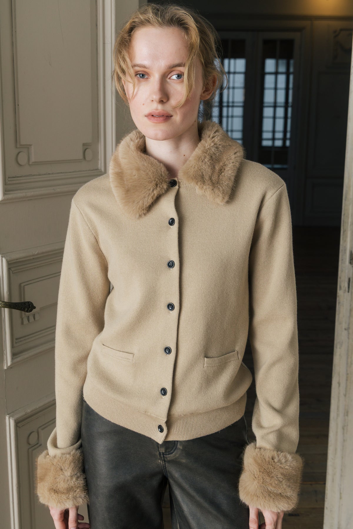 Tervo Fur Cardigan
