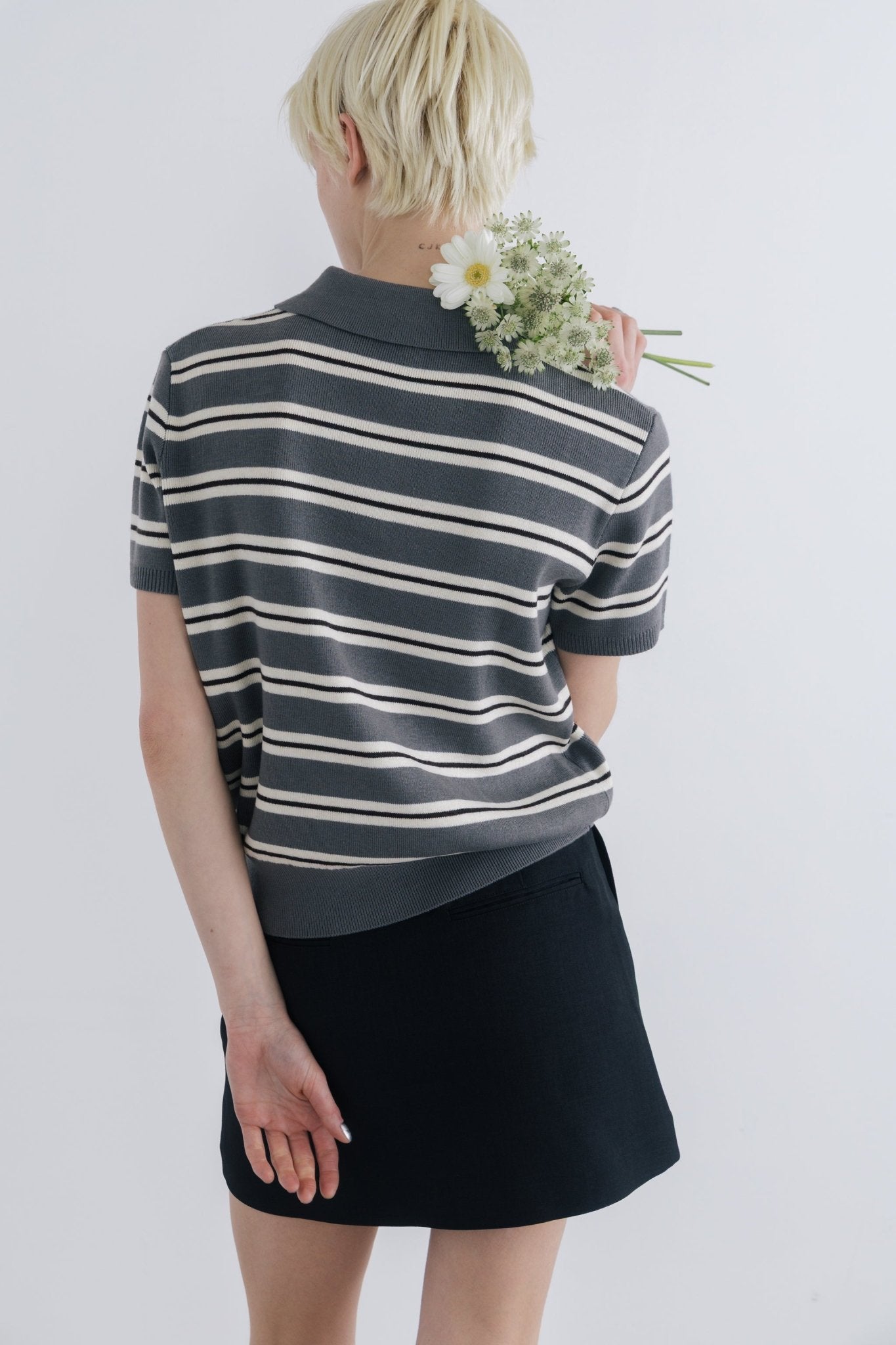 Goethe Stripe Half Knit
