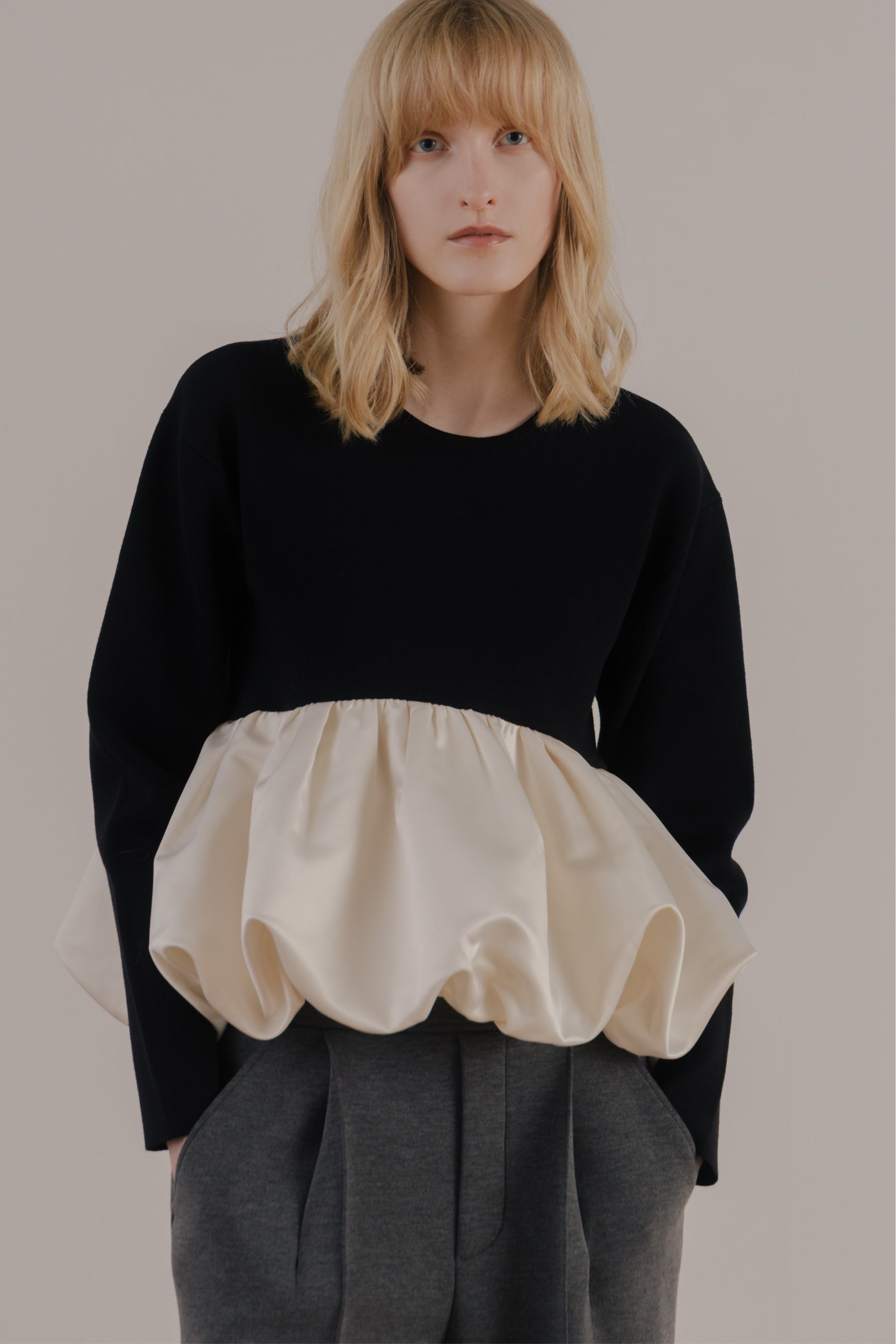 Aachen Balloon Peplum – THE TOÉ Aachen Balloon Peplum – THE TOÉ