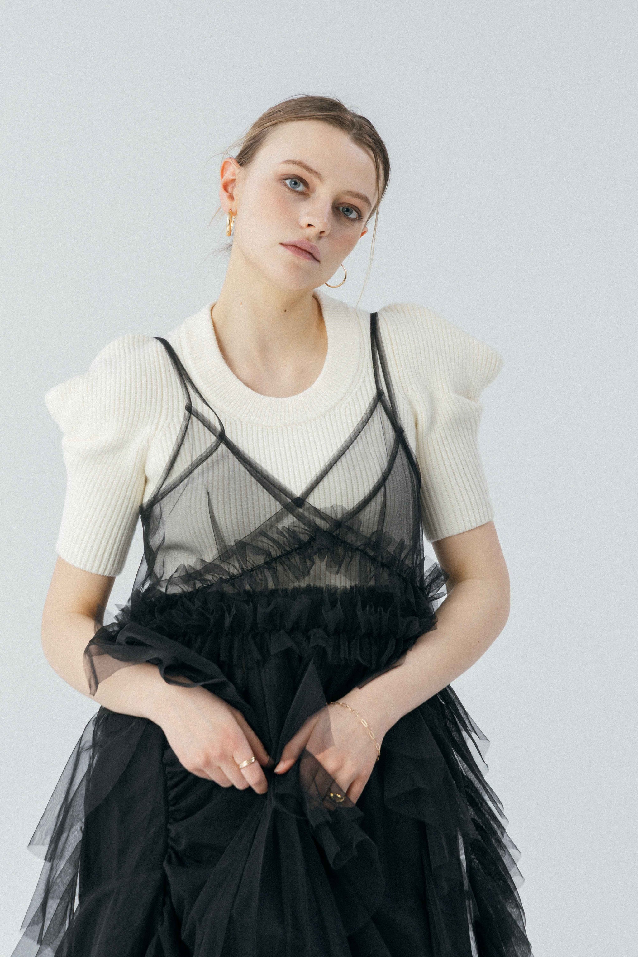 Moussaka crop knit