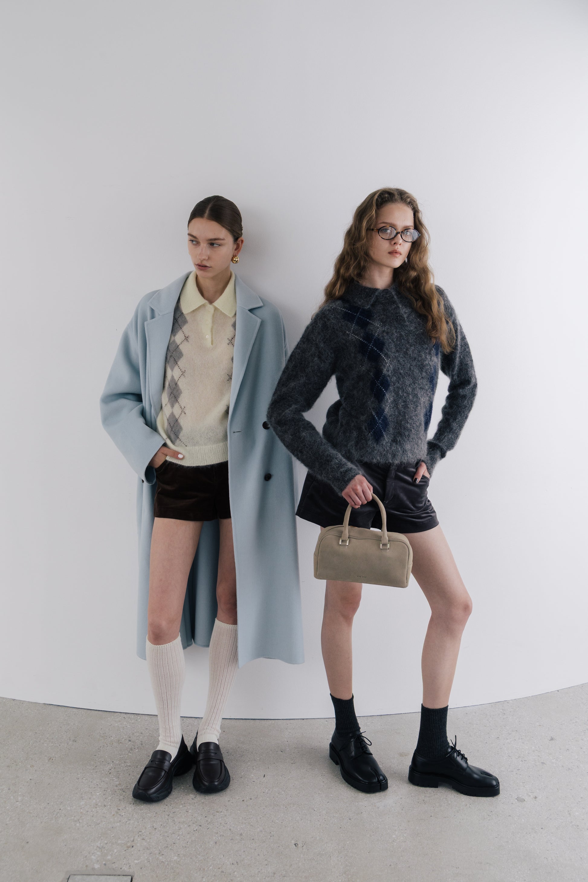Marien Argyle Knit