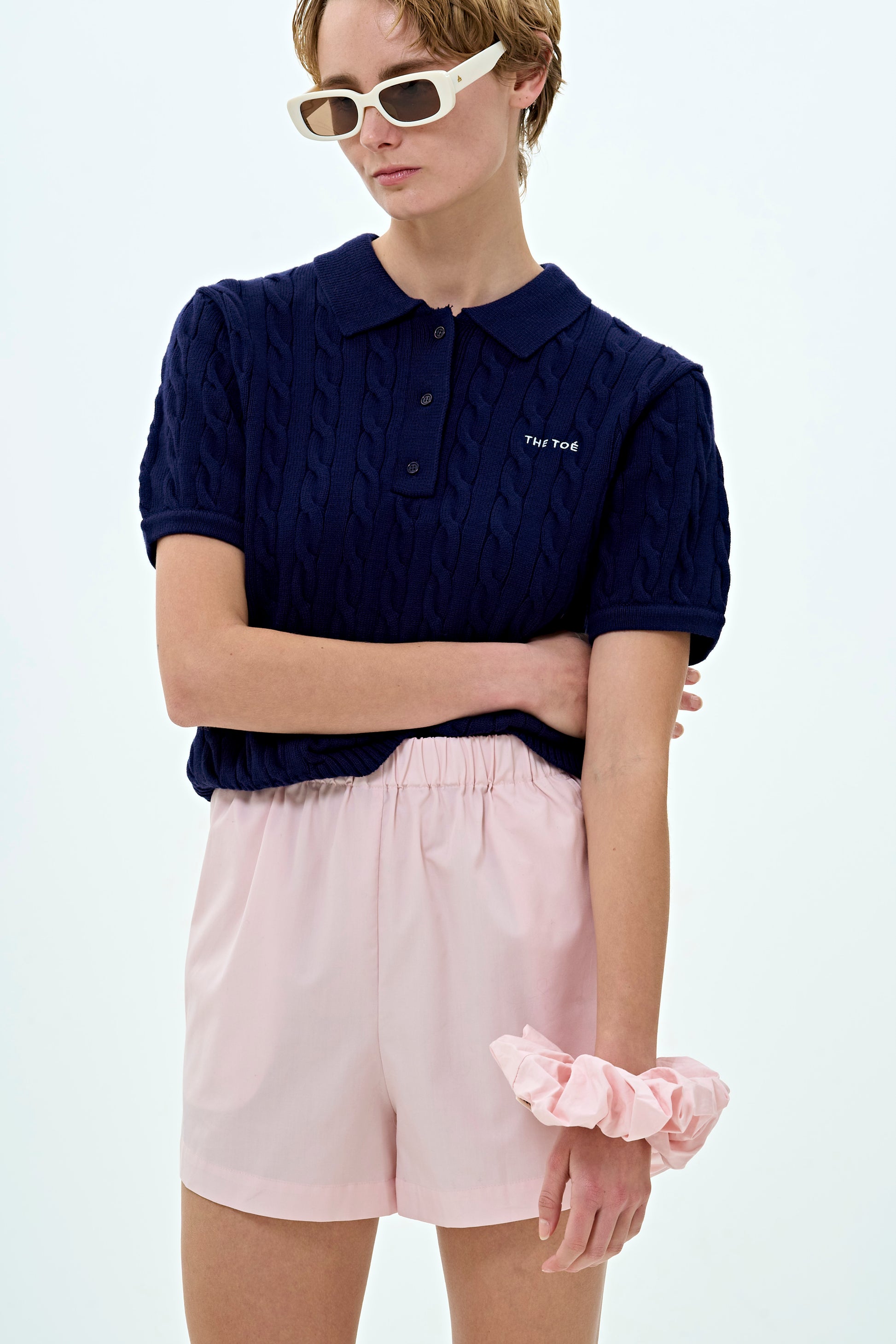 Herald short sleeve polo knit