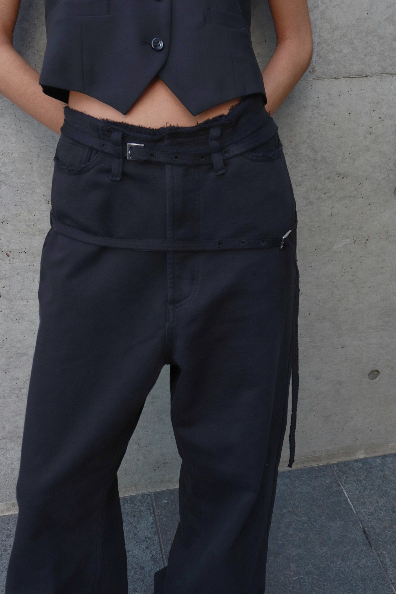 (2WAY) Greenwich belt sweat pants