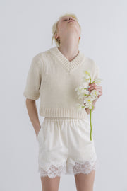 巴克拉瓦短款针织衫