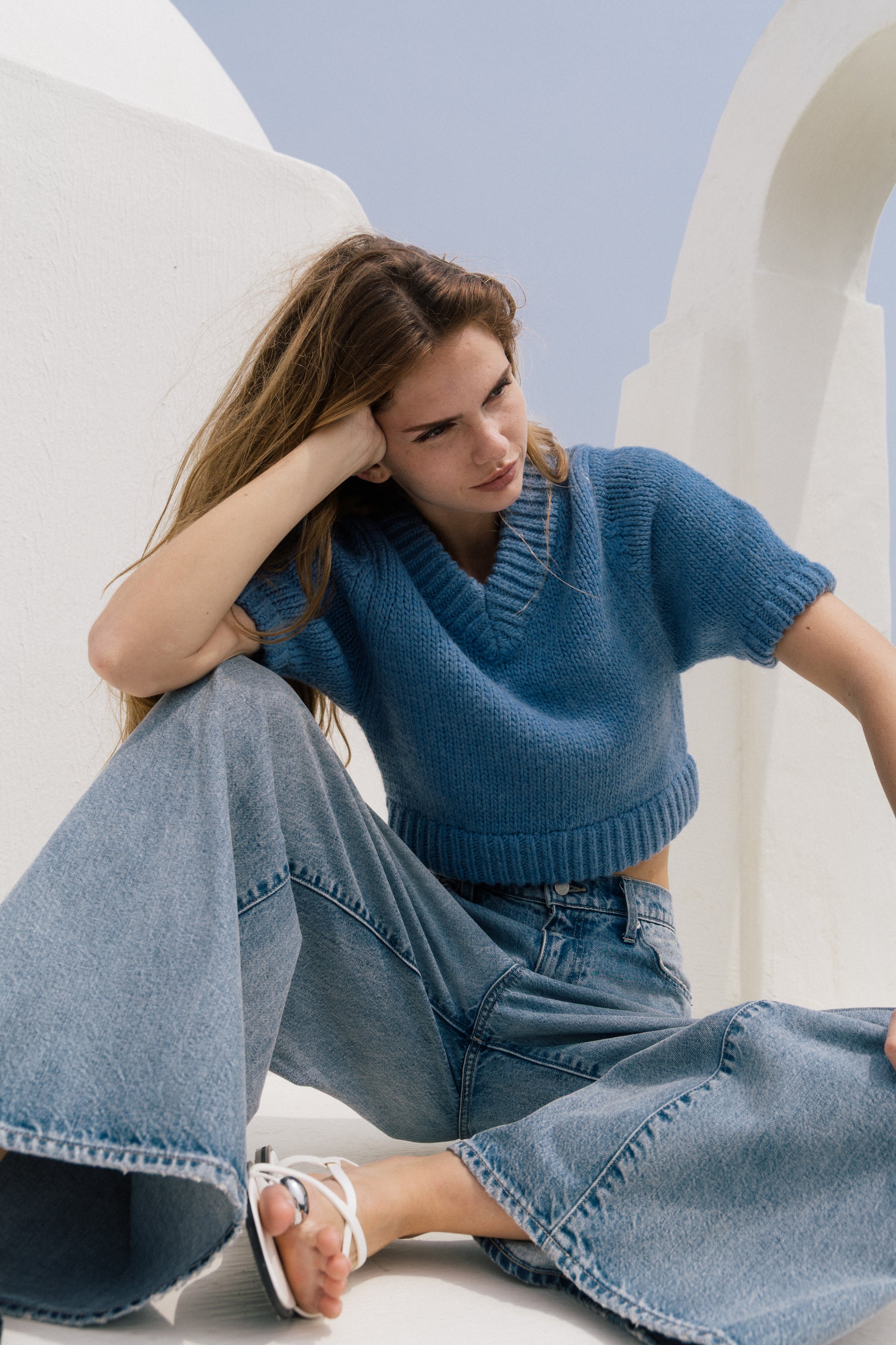 Baklava Crop Knit