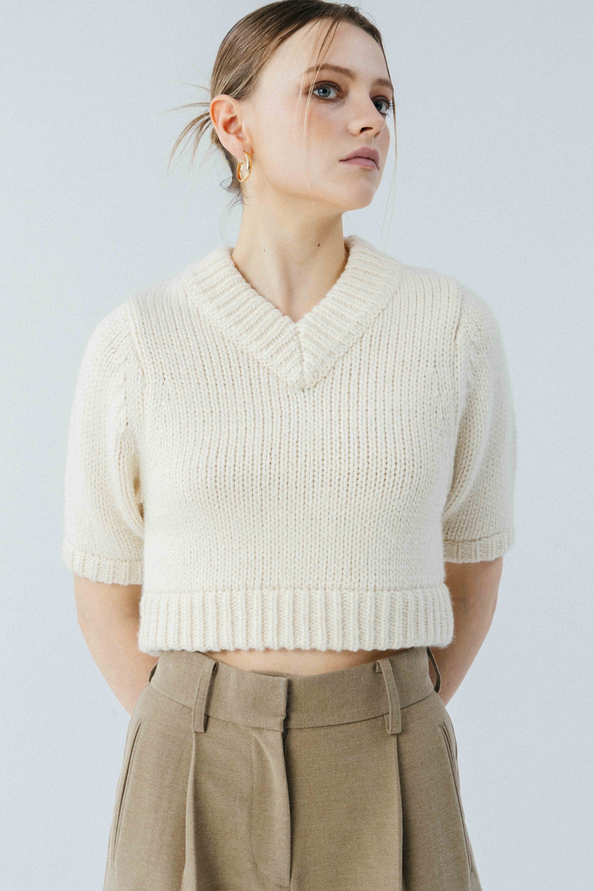 Baklava Crop Knit