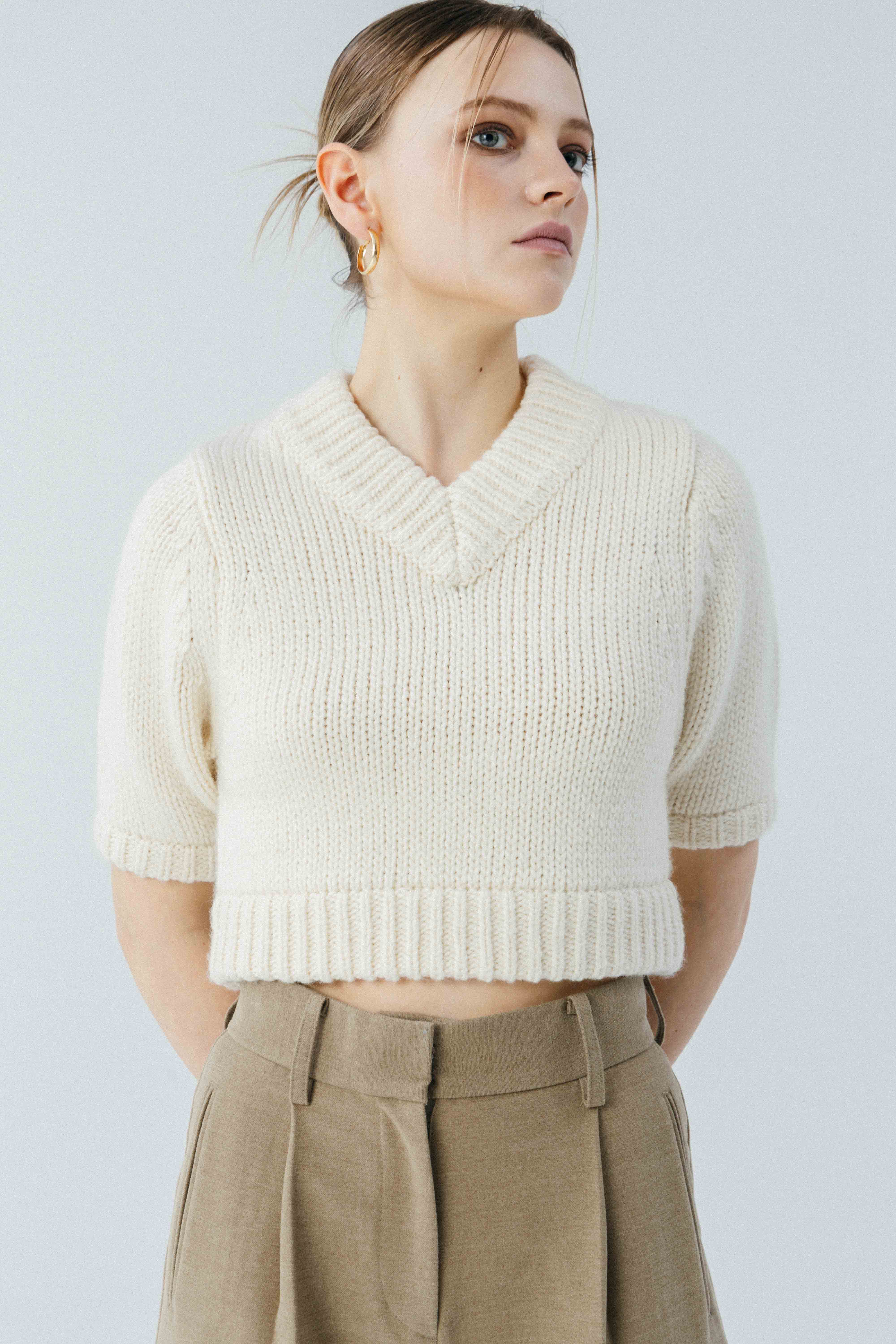Baklava Crop Knit