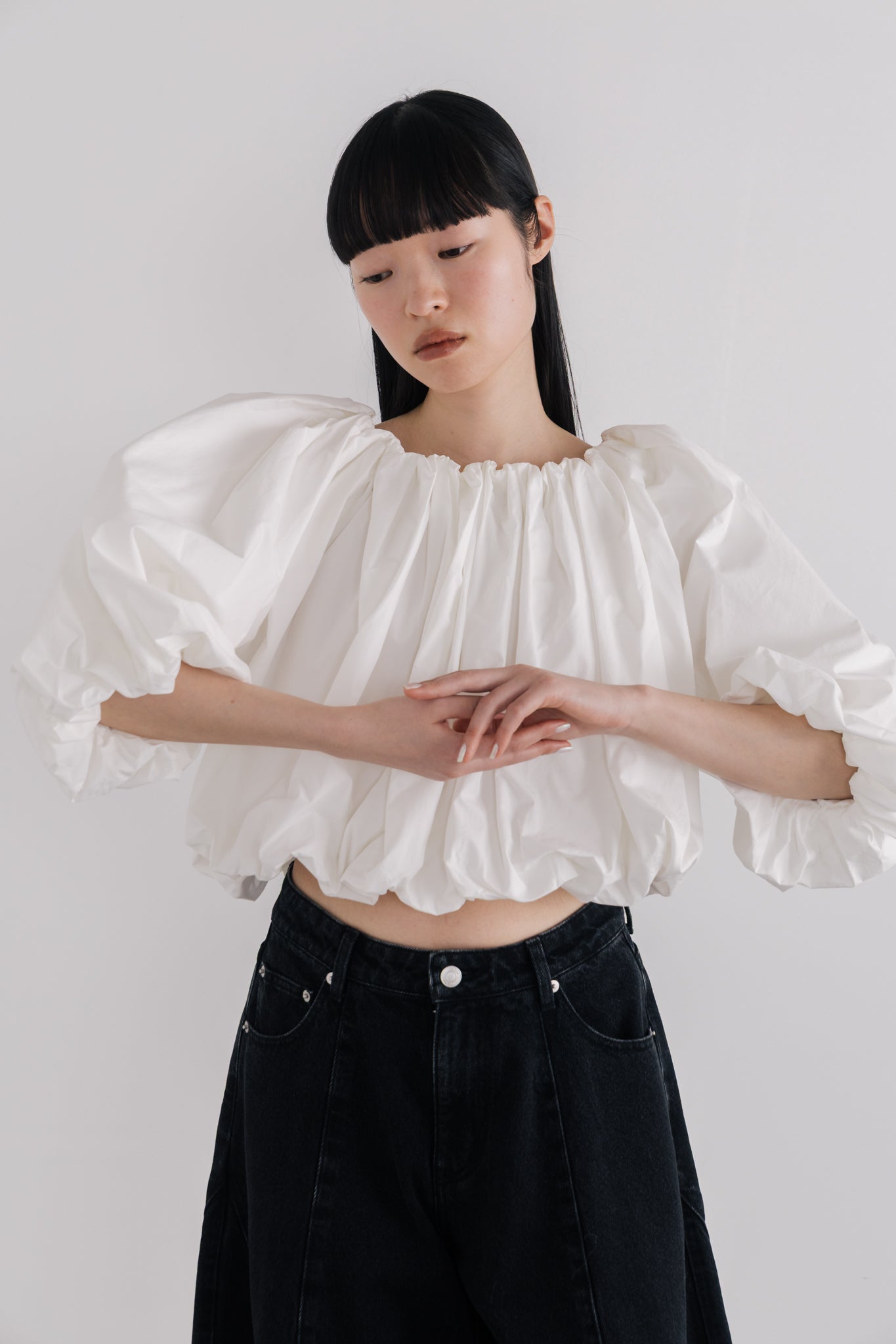 Epidavrou Puff Sleeve Blouse – THE TOÉ