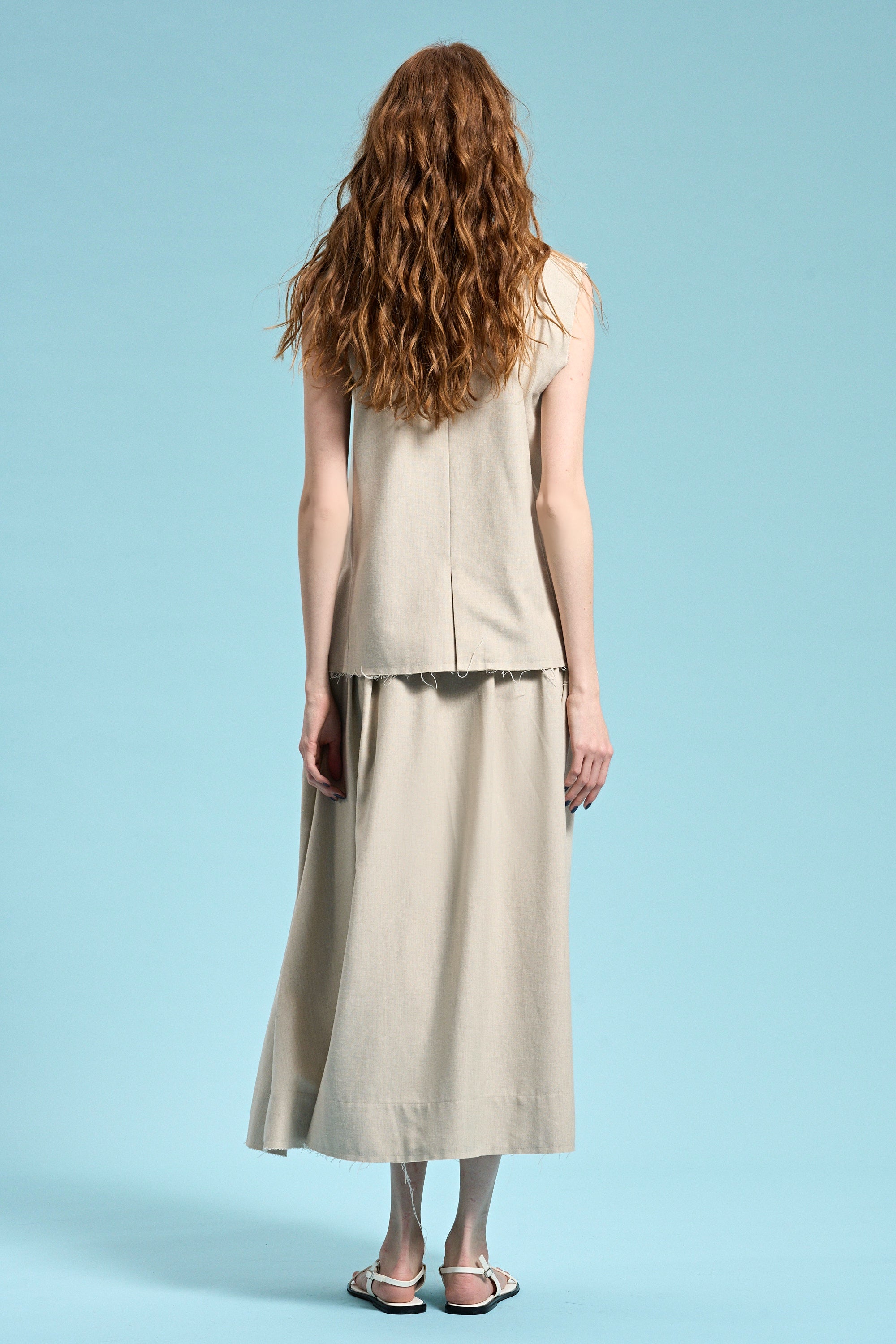Patmos Linen Skirt