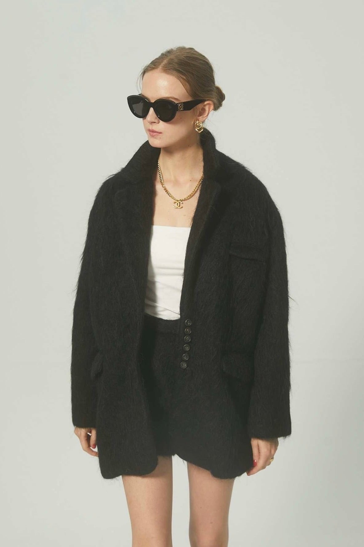 Chamonix shaggy jacket