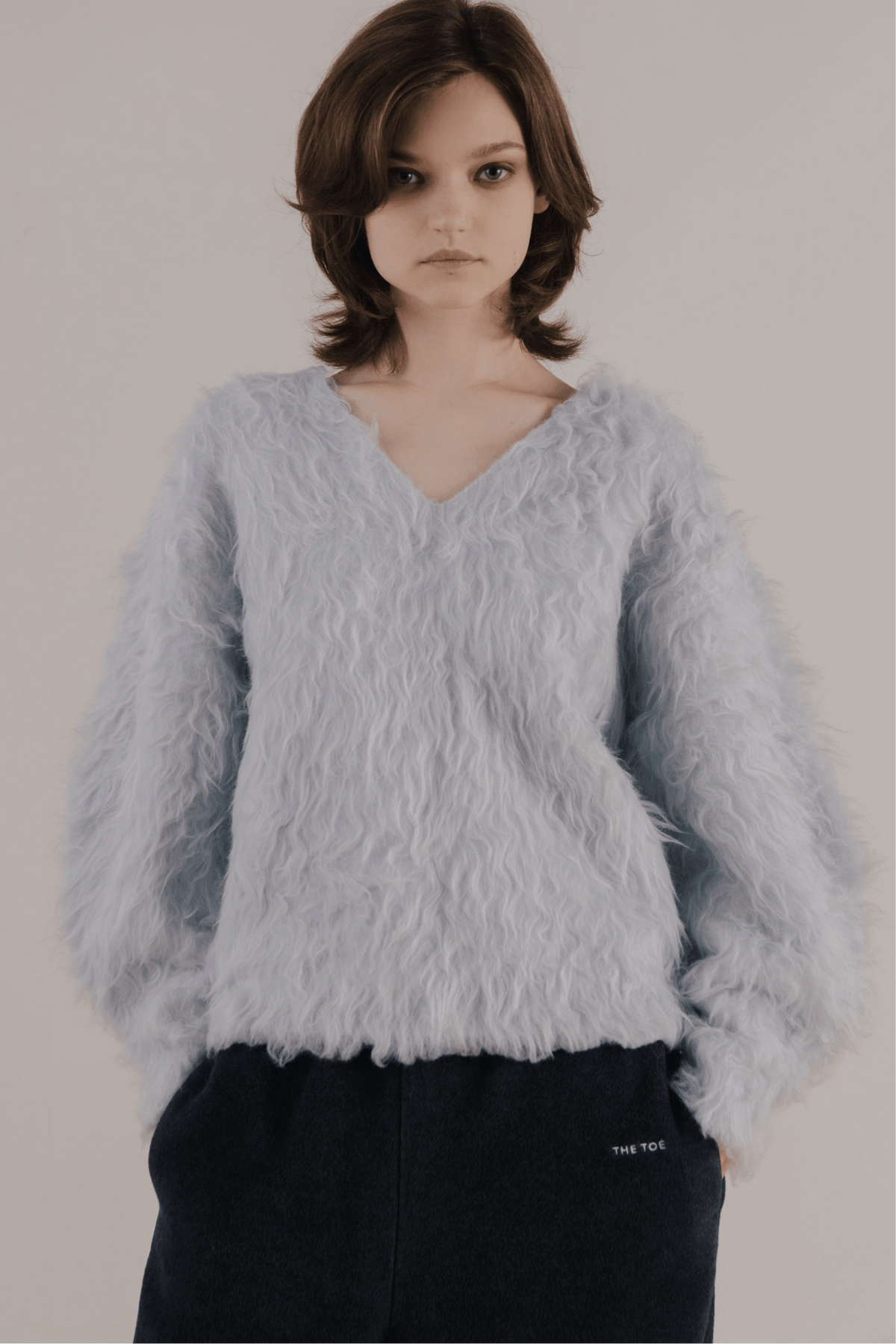 Eltz Shaggy Vneck Knit