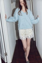 Eltz Shaggy Vneck Knit