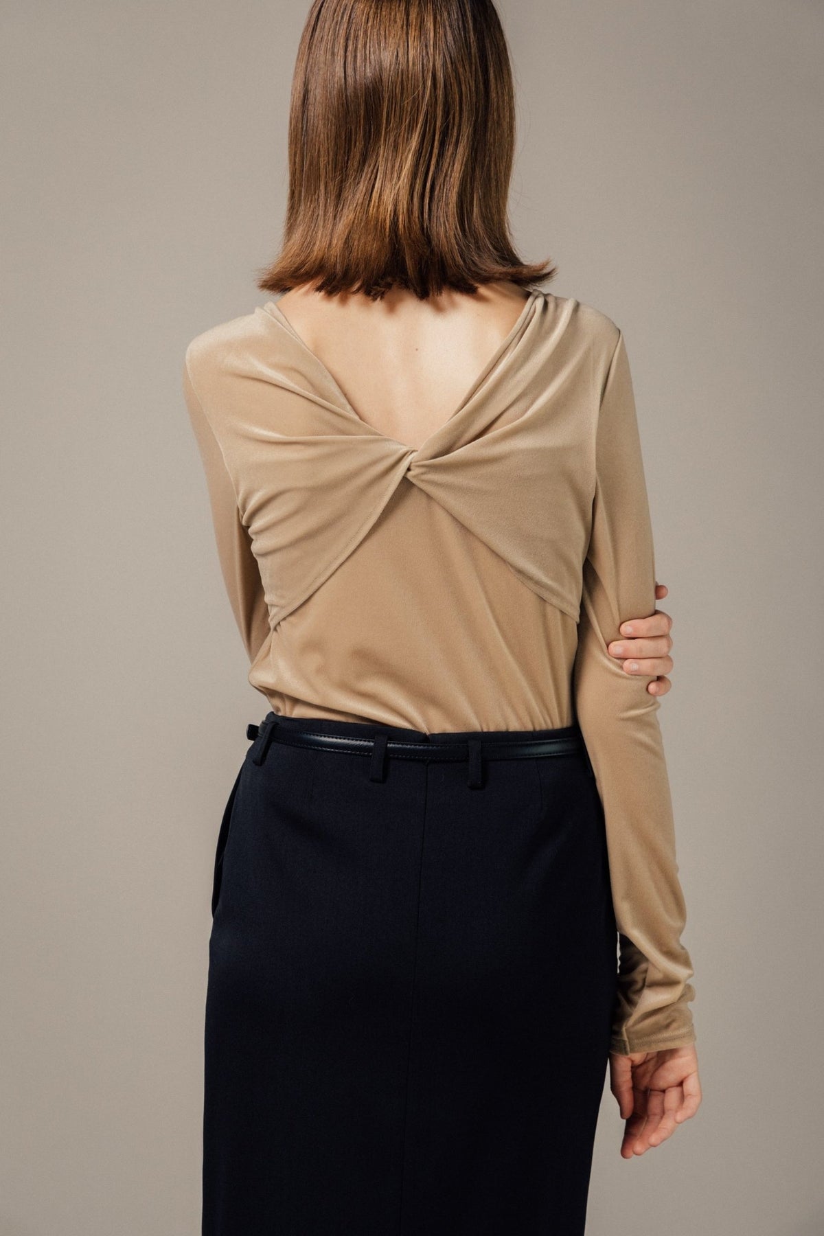 Kittila Velour Twist Top