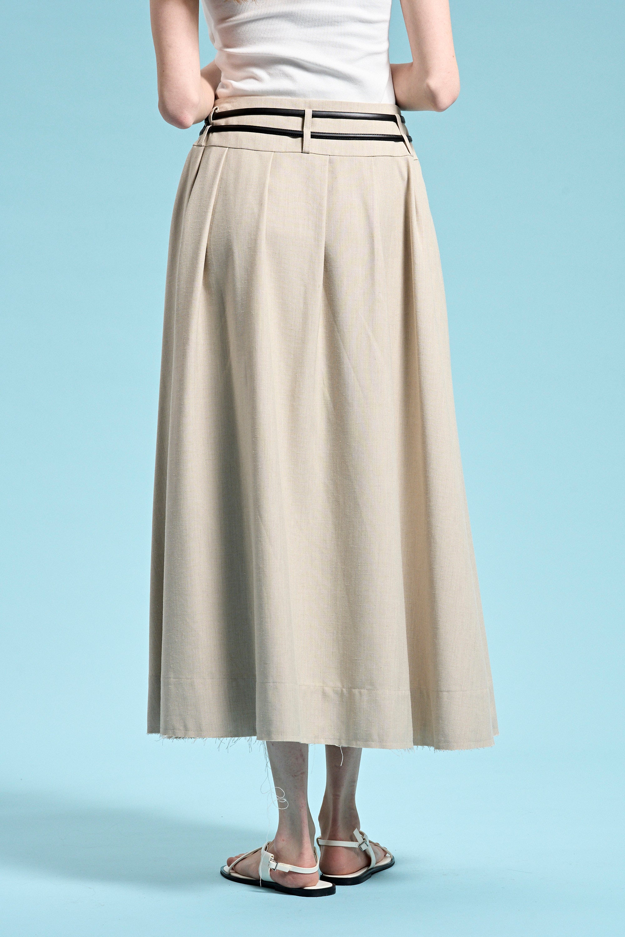 Patmos Linen Skirt