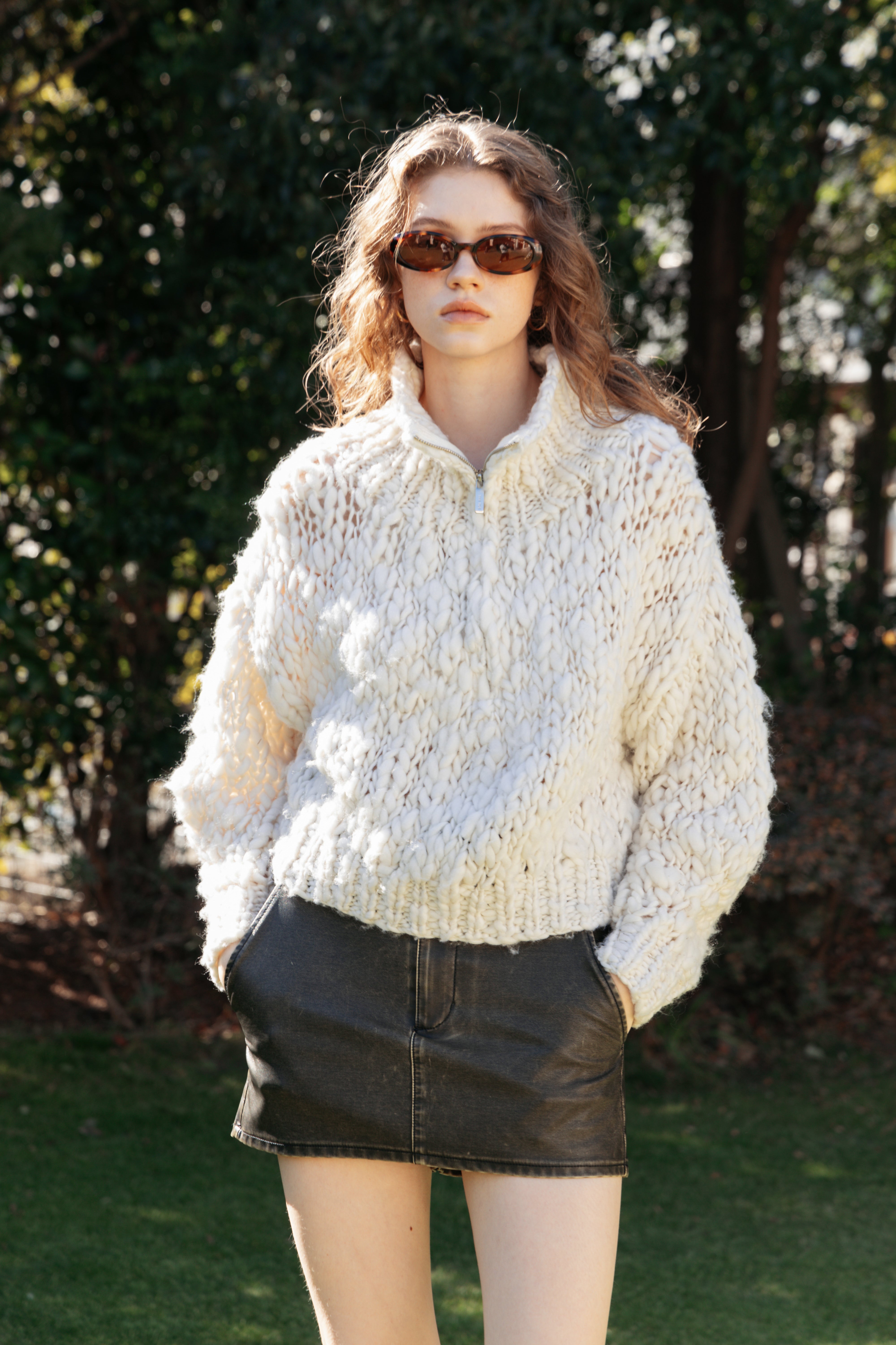 the toe ニット Tsoureki Zip Knit – THE TOÉ