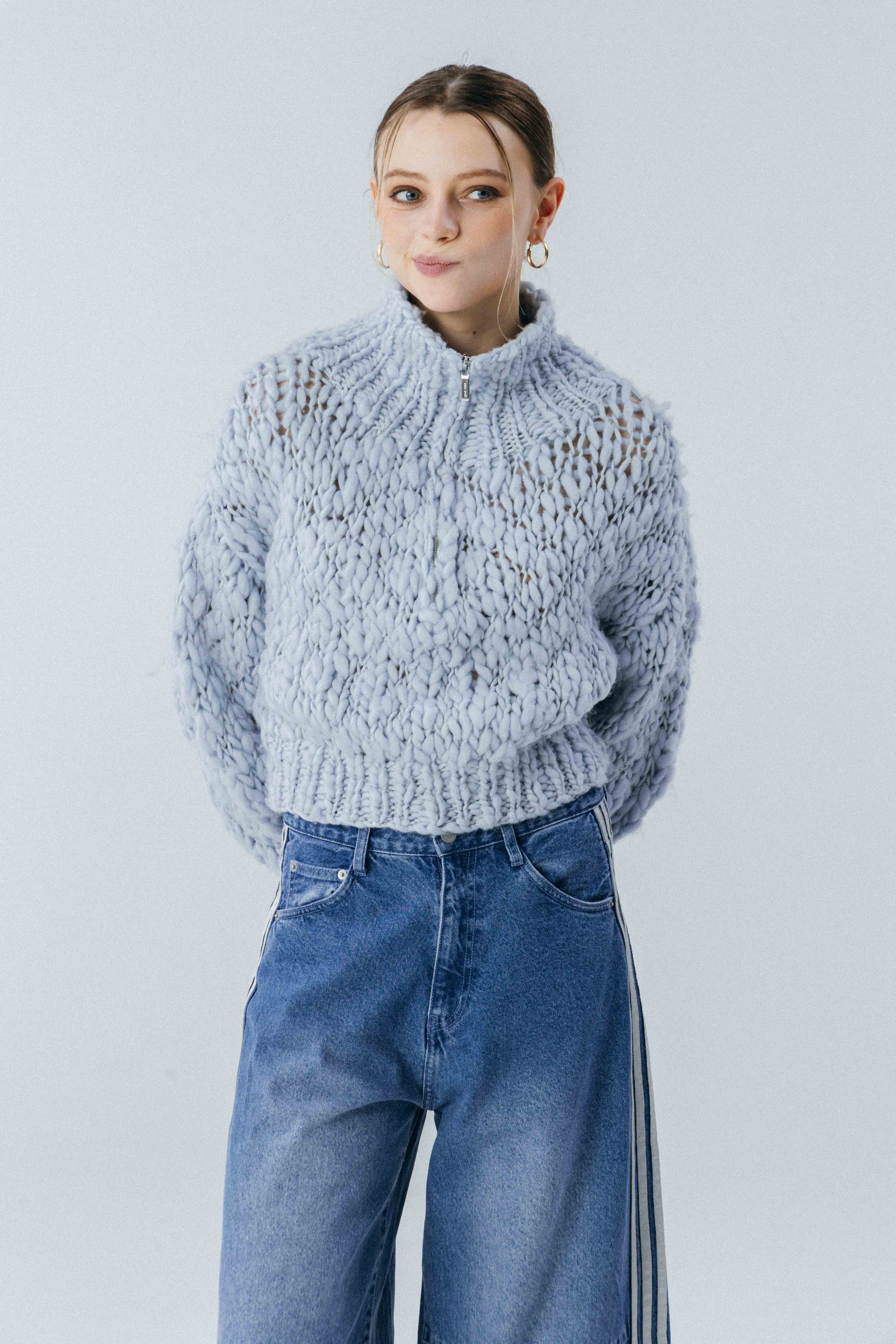 THE TOE 半袖ニット Anthurium Tulle Tops – THE TOÉ