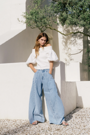 Santorini Denim Pants