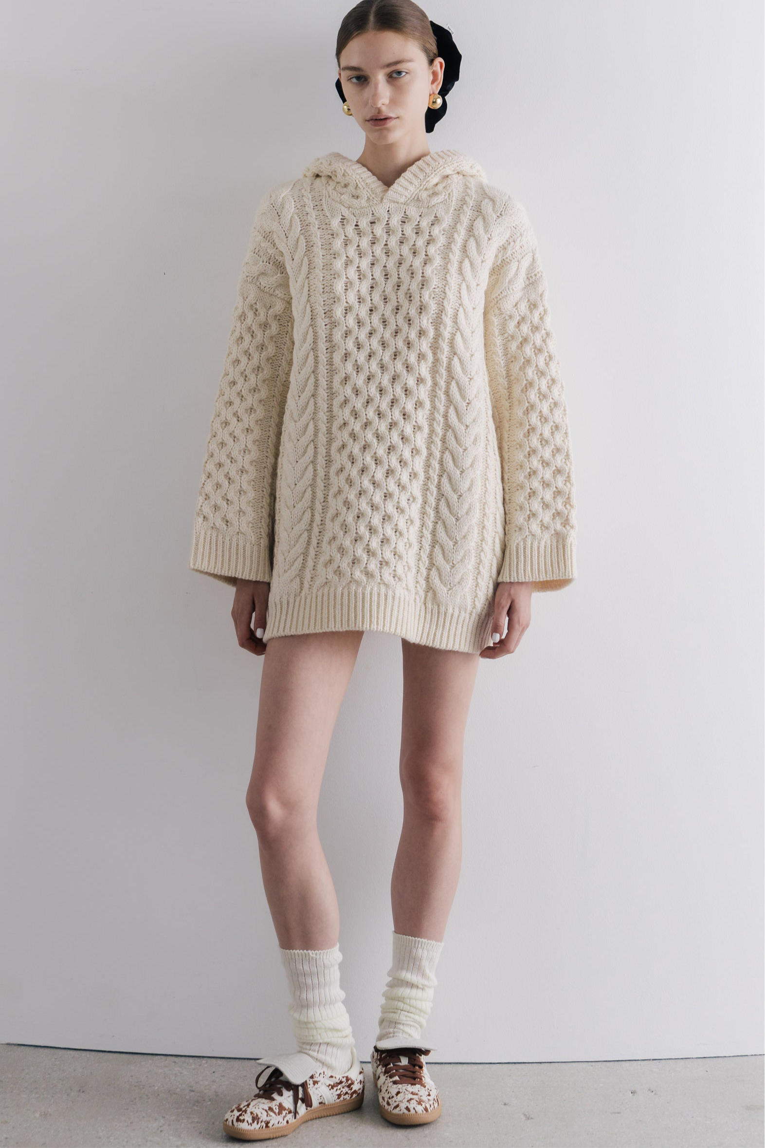 Potsdamer Knit Hoodie – THE TOÉ Potsdamer Knit Hoodie – THE TOÉ