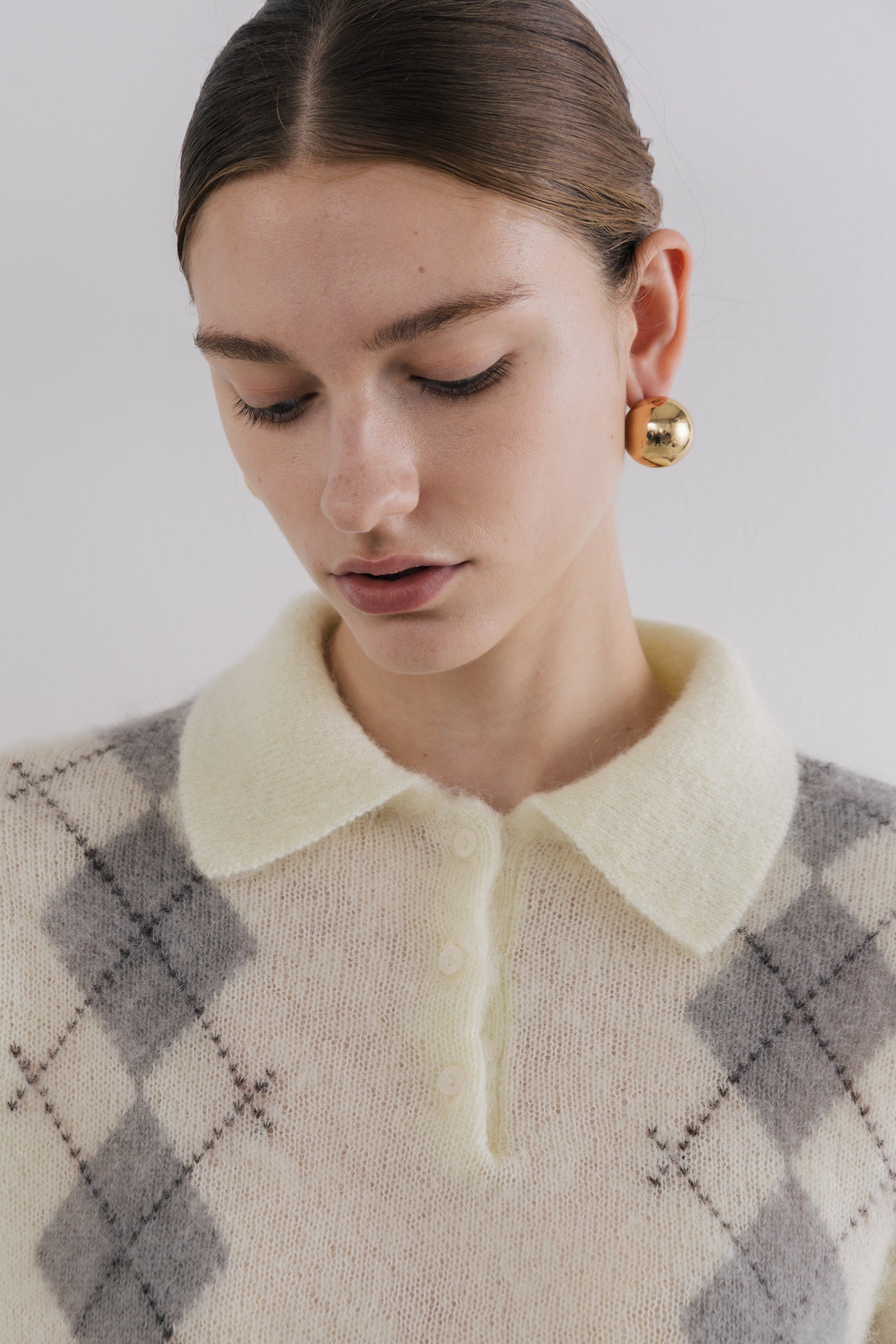 Marien Argyle Knit
