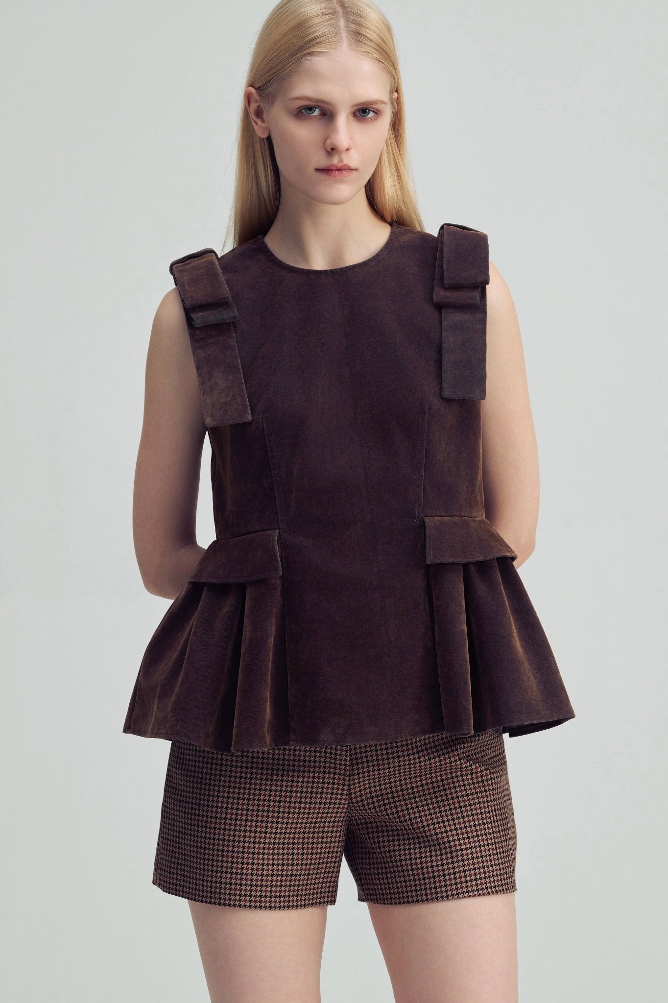 Dachau Sleeveless Peplum