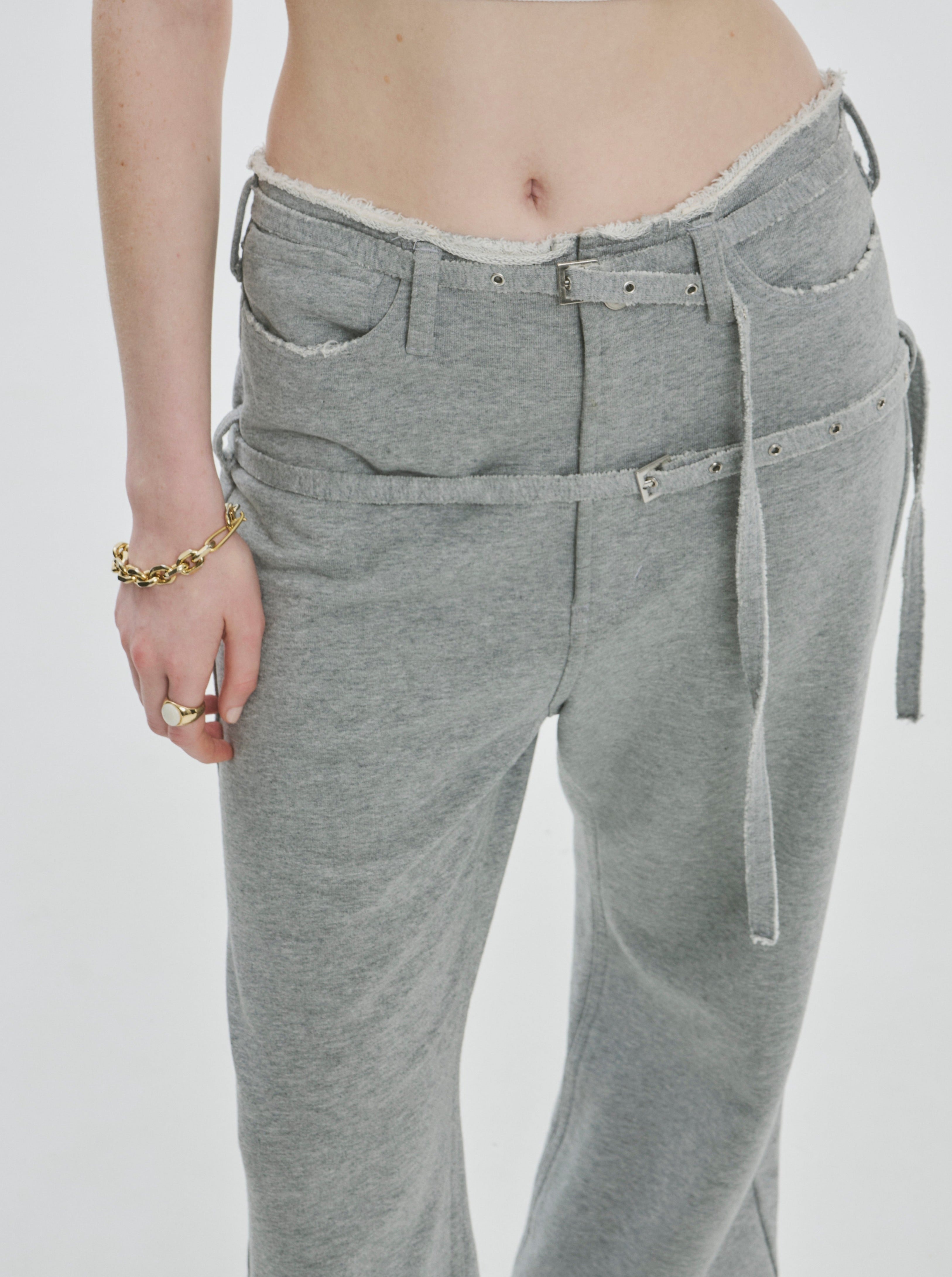 (2WAY) Greenwich belt sweat pants