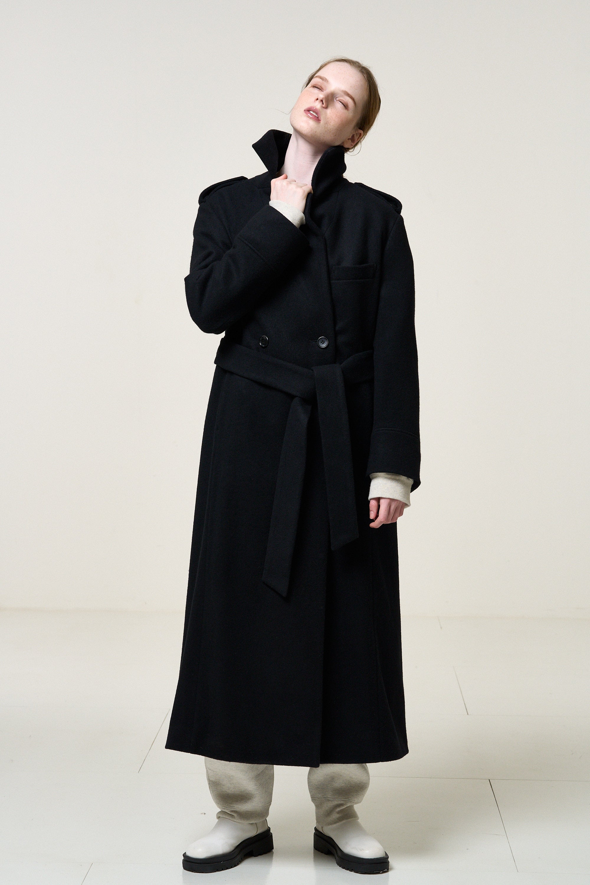 Fleet wool coat