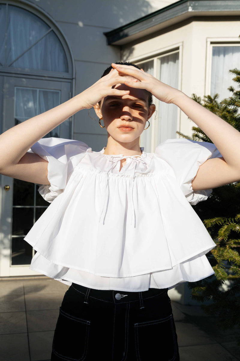 Porto Puff Blouse