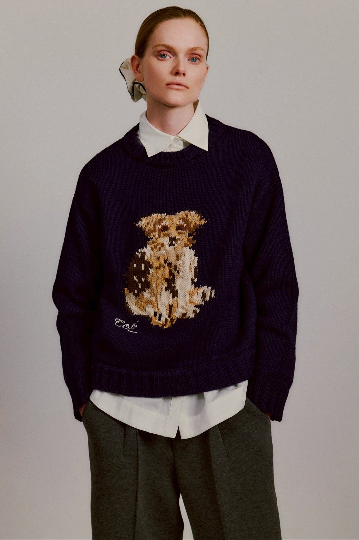 Plauen Satin Scrunchie