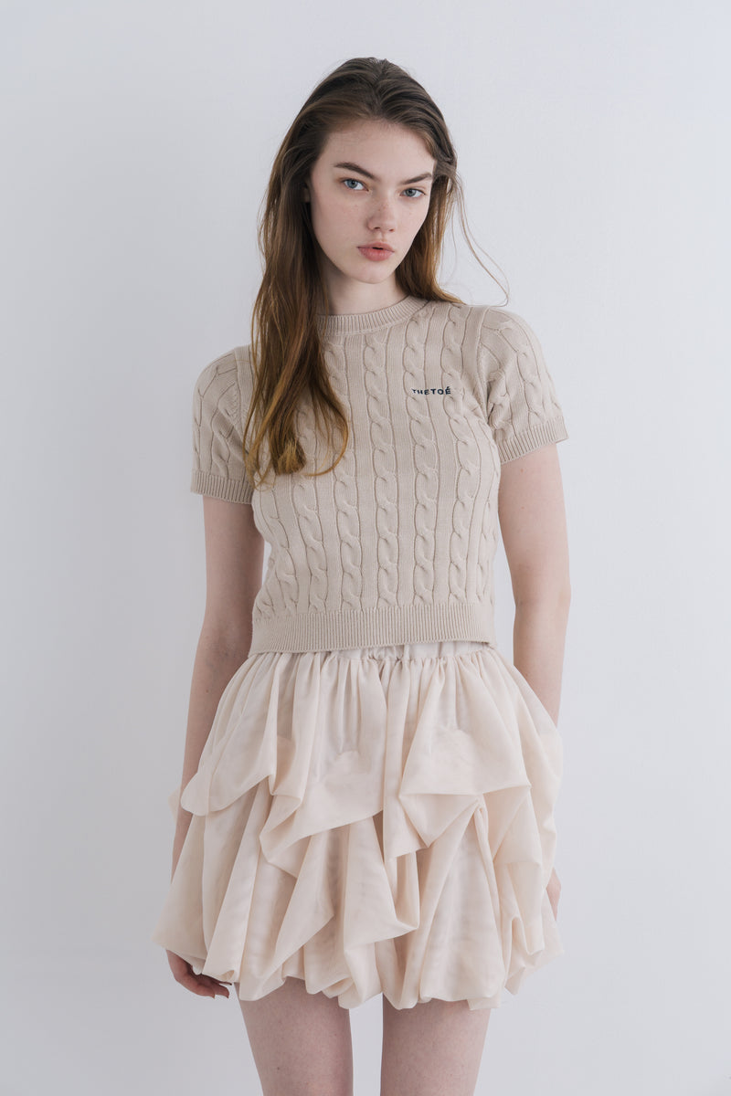 Iris Tulle Mini Skirt